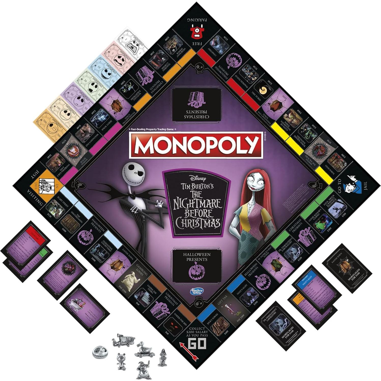 Monopoly Disney El extraño mundo de Jack Hasbro - Juego de mesa