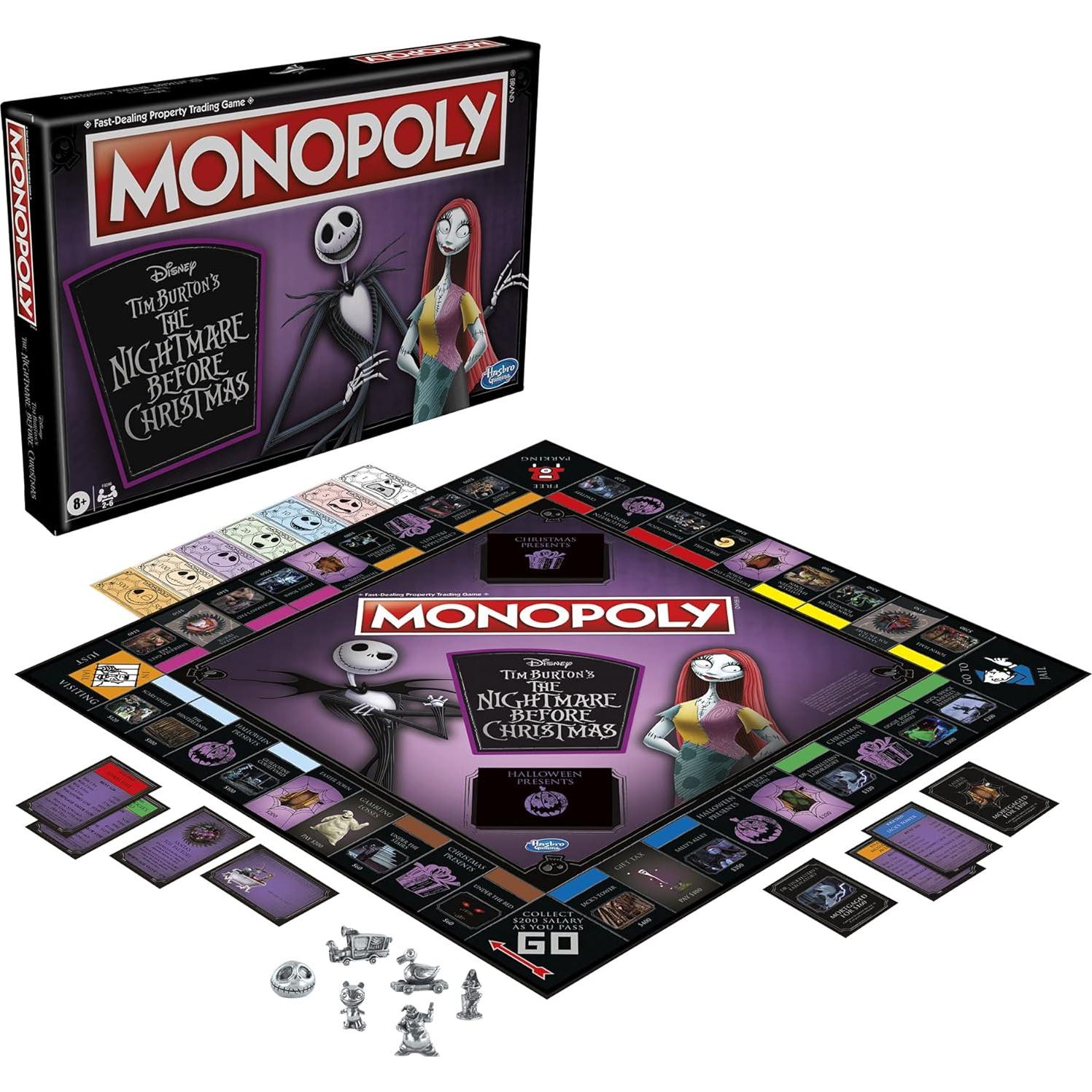 Monopoly Disney El extraño mundo de Jack Hasbro - Juego de mesa