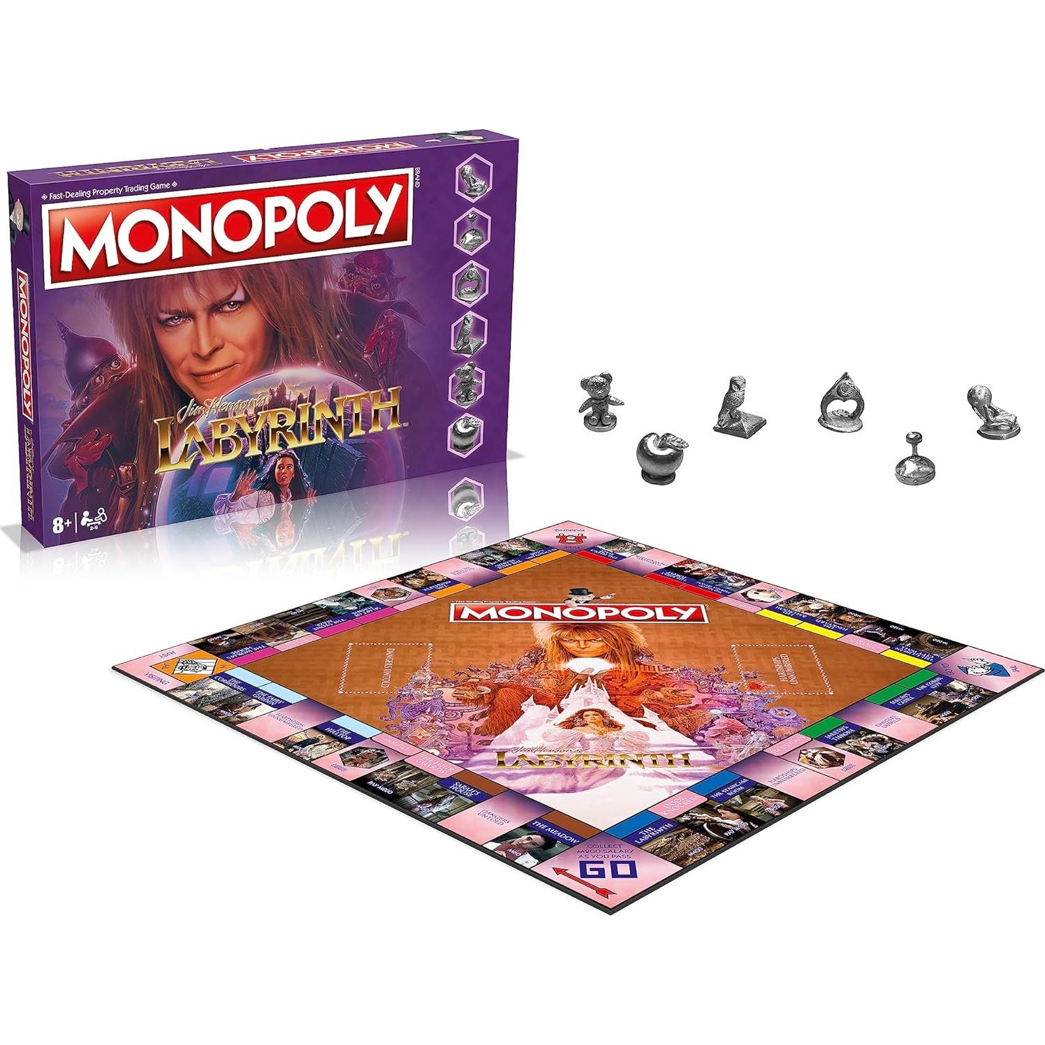 Juego de Mesa Laberinto Monopoly Winning Moves 2-6 Jugadores