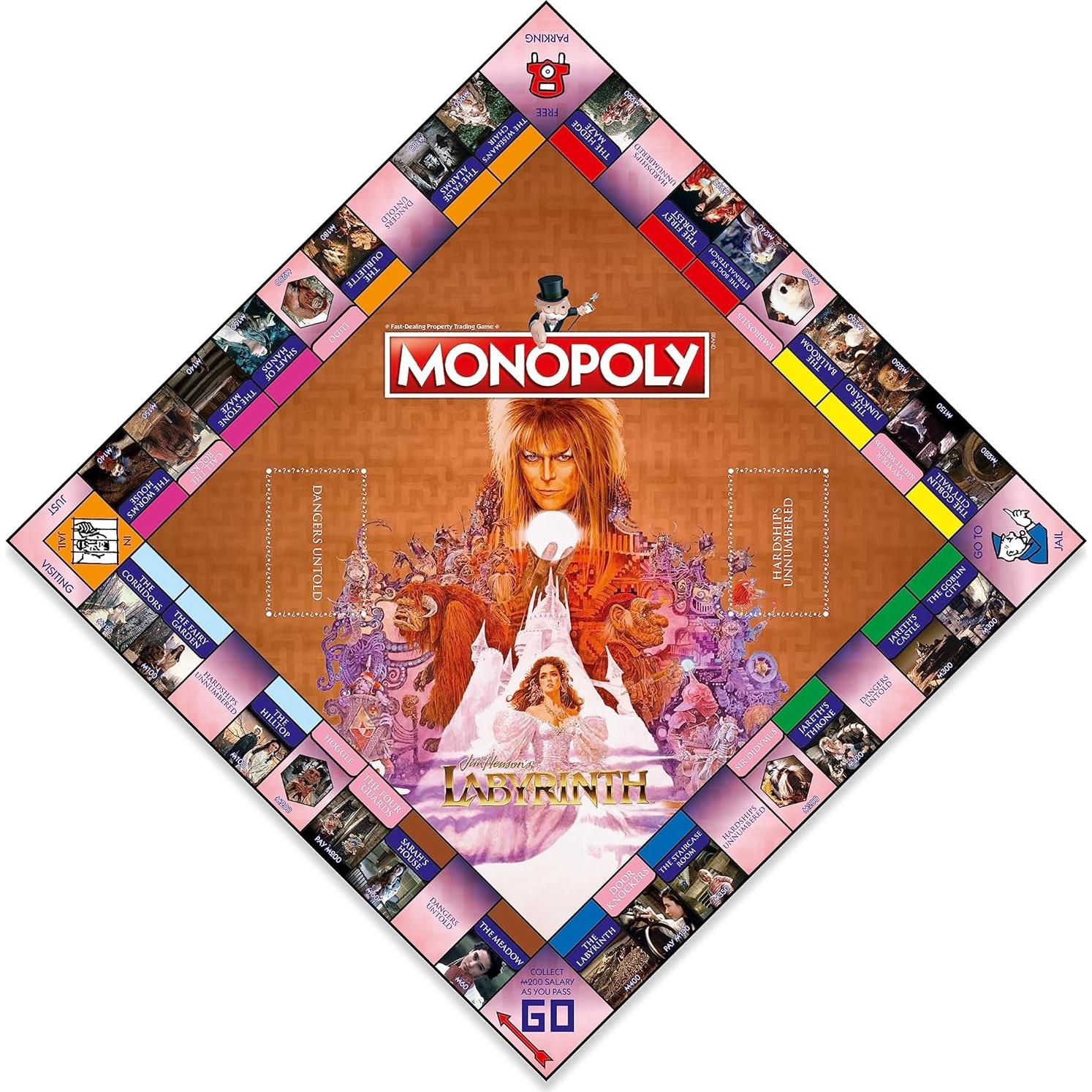 Juego de Mesa Laberinto Monopoly Winning Moves 2-6 Jugadores