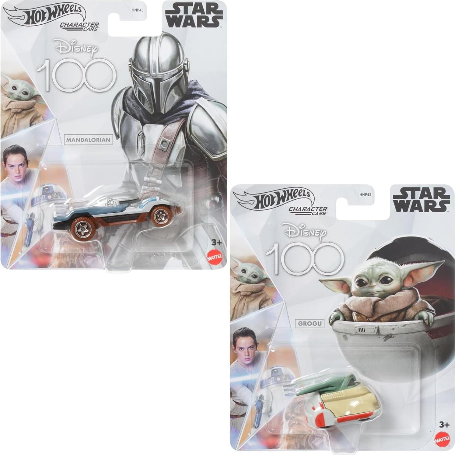 Hot Wheels Star Wars Mandalorian y Grogu - Colección Disney 100