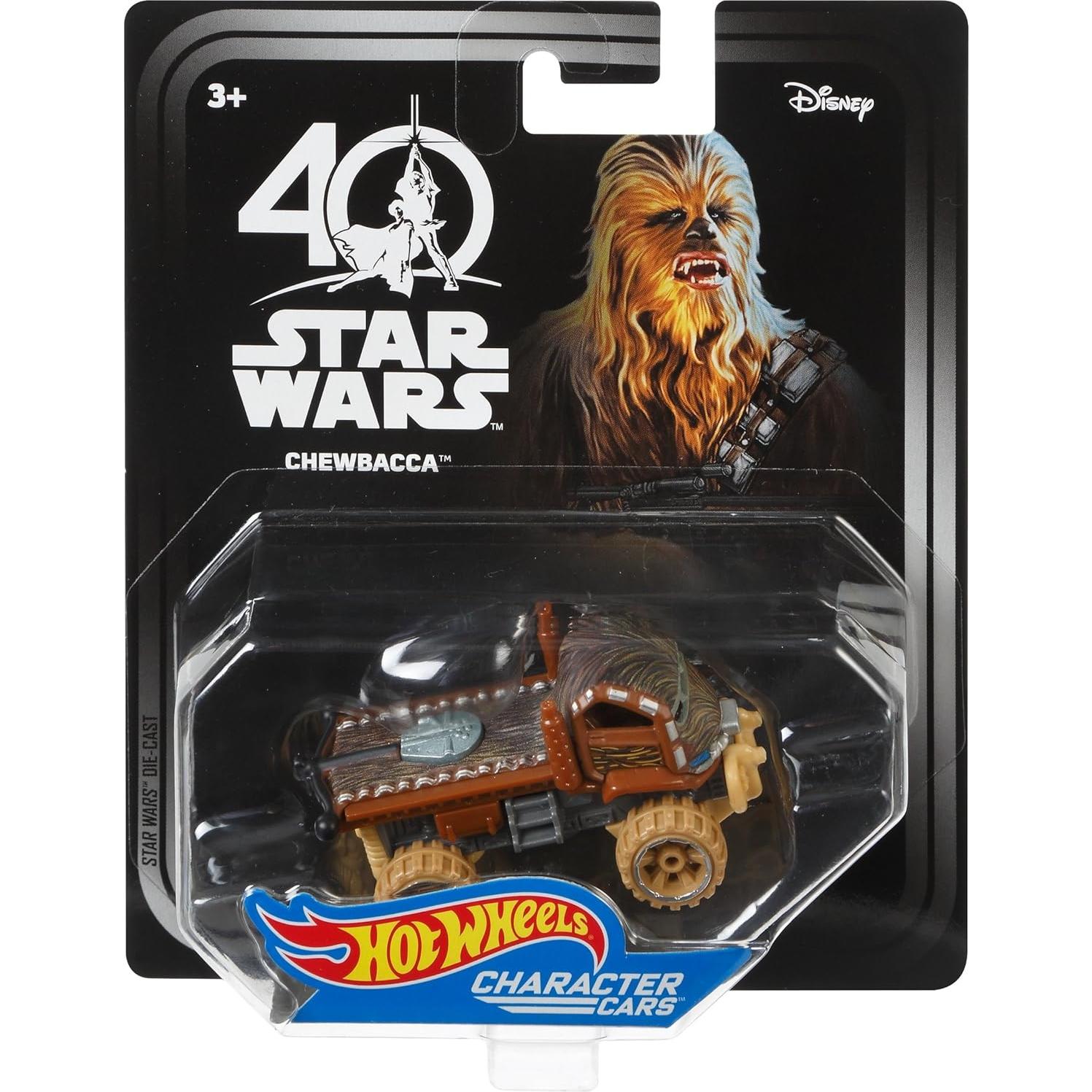 Vehículo Chewbacca Hot Wheels Star Wars 40 Aniversario 16.5 cm