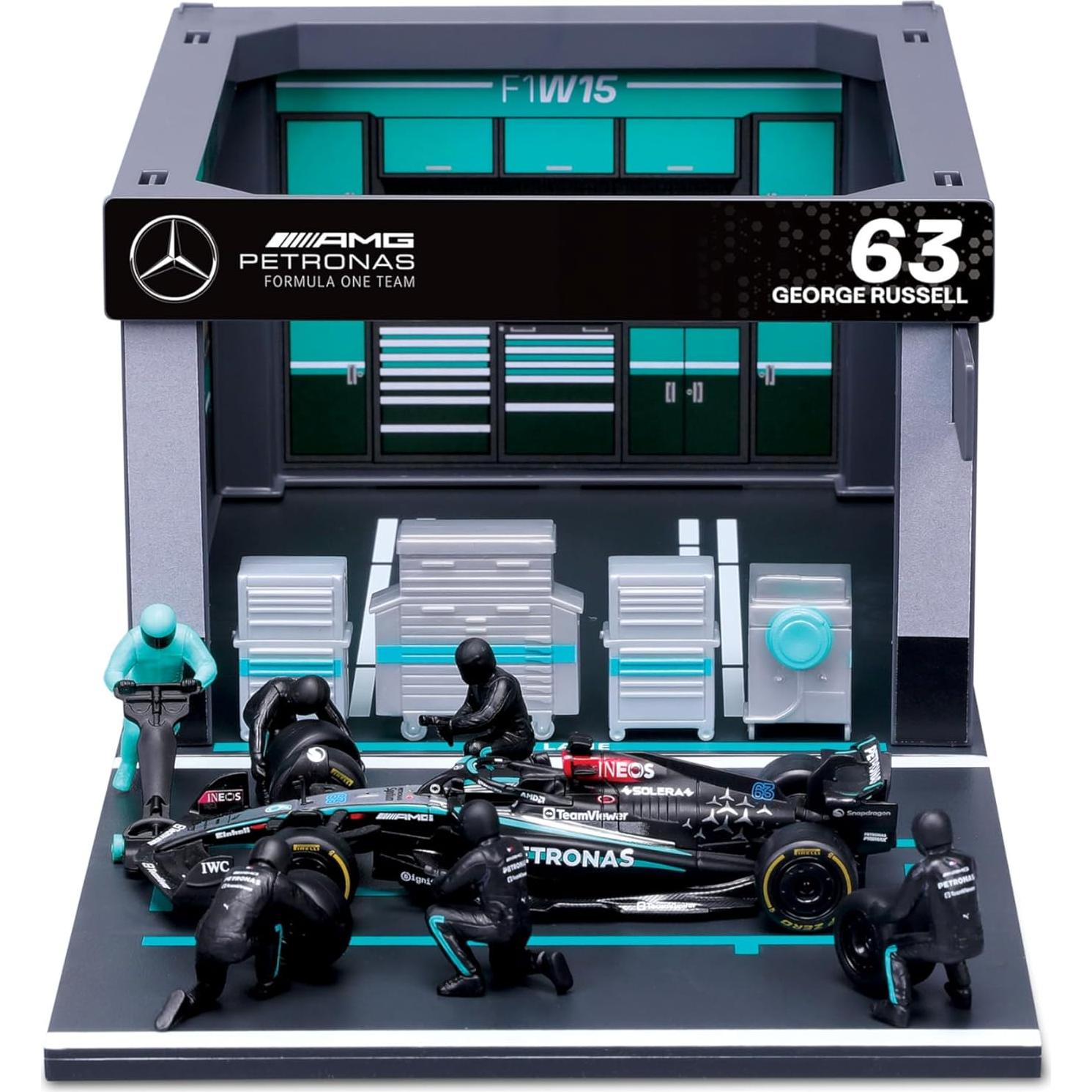 Modelo de Coche Diecast 1:43 Xiangtat F1 Team W15 2024