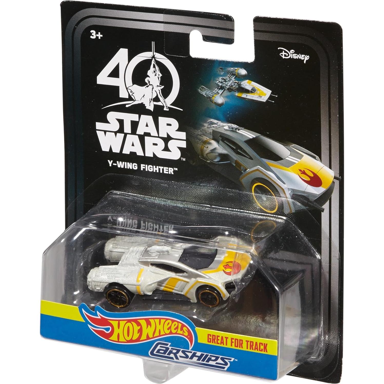 Vehículo Y-Wing Fighter Hot Wheels Star Wars 40 Aniversario