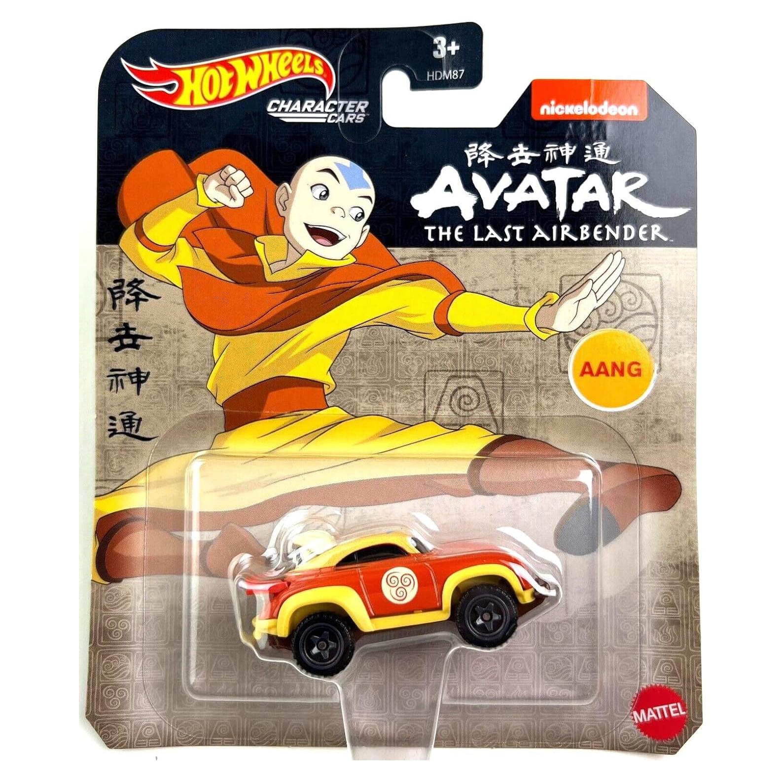 Coche Hot Wheels Avatar Aang Escala 1:64 Mattel 16.5cm