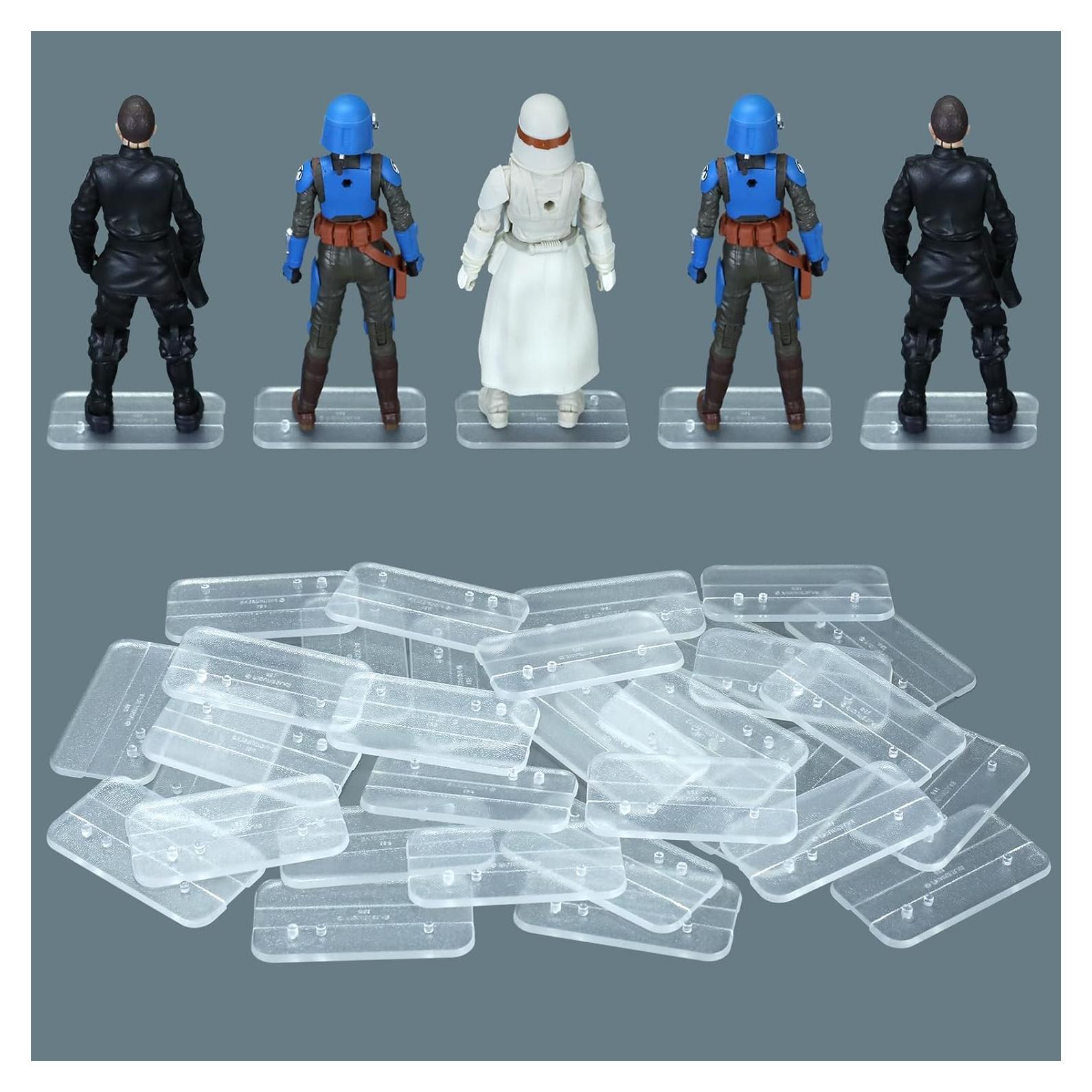 Base de Exhibición Transparente SIXPOINTS 36 Piezas 6"