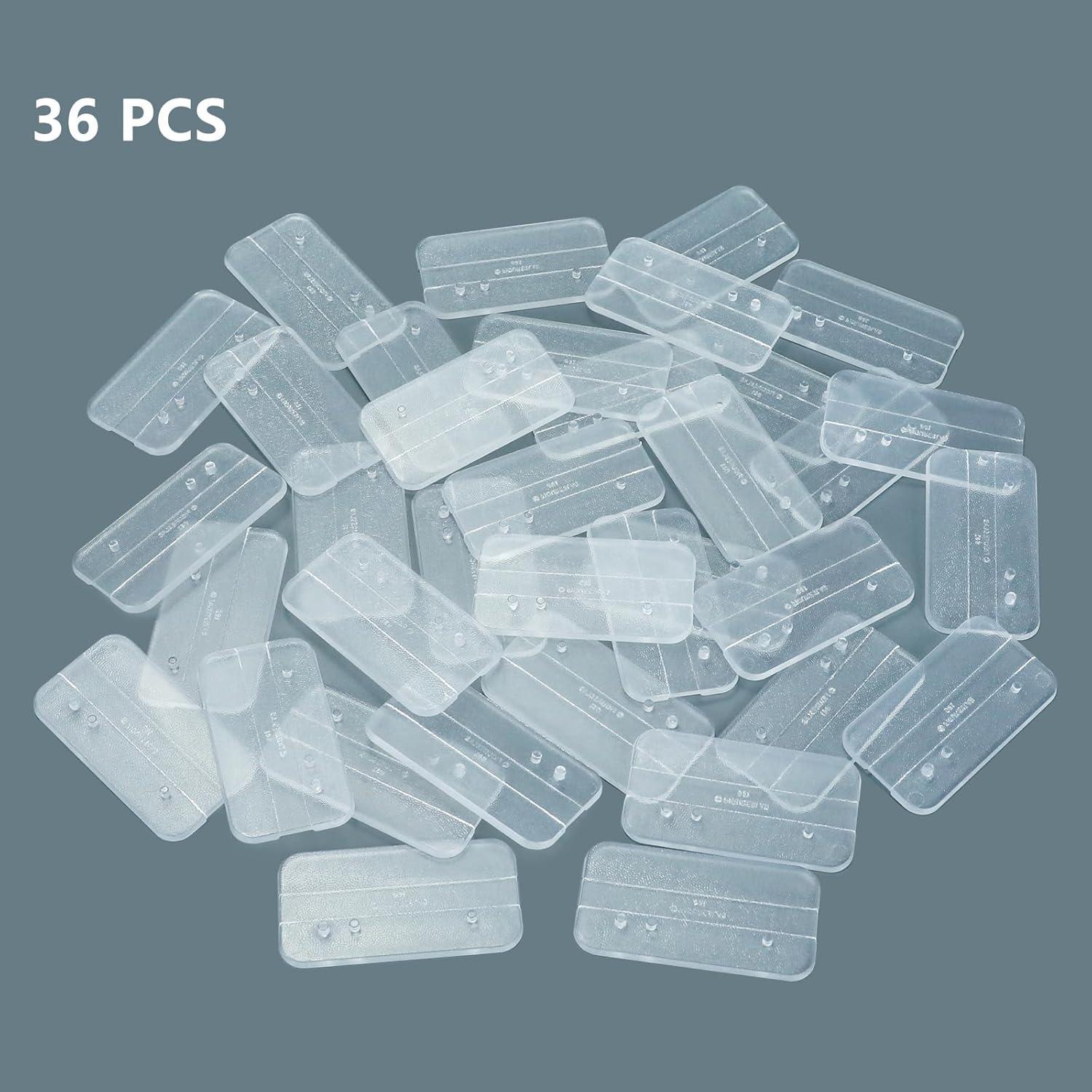 Base de Exhibición Transparente SIXPOINTS 36 Piezas 6"