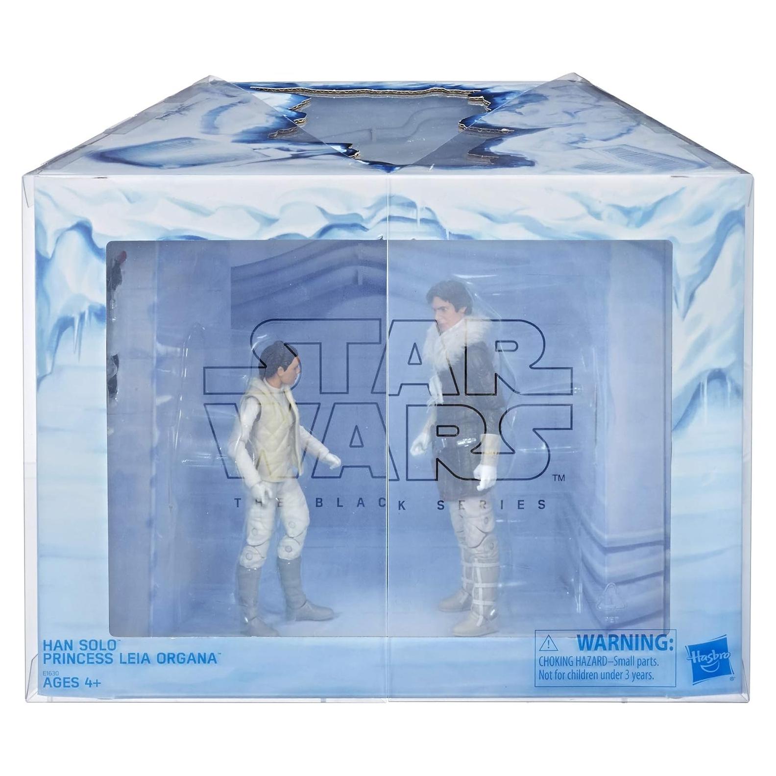Figuras Star Wars Black Series Leia Organa y Han Solo 15 cm