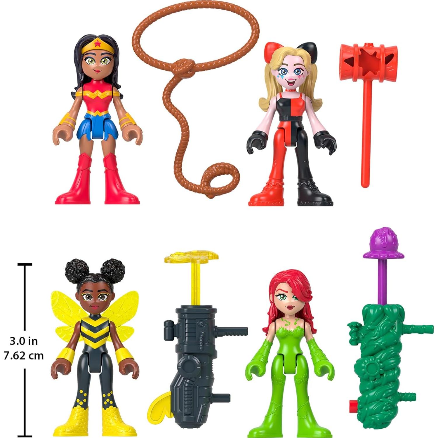 Fisher-Price Imaginext DC Super Friends Set de Figuras 4 Piezas