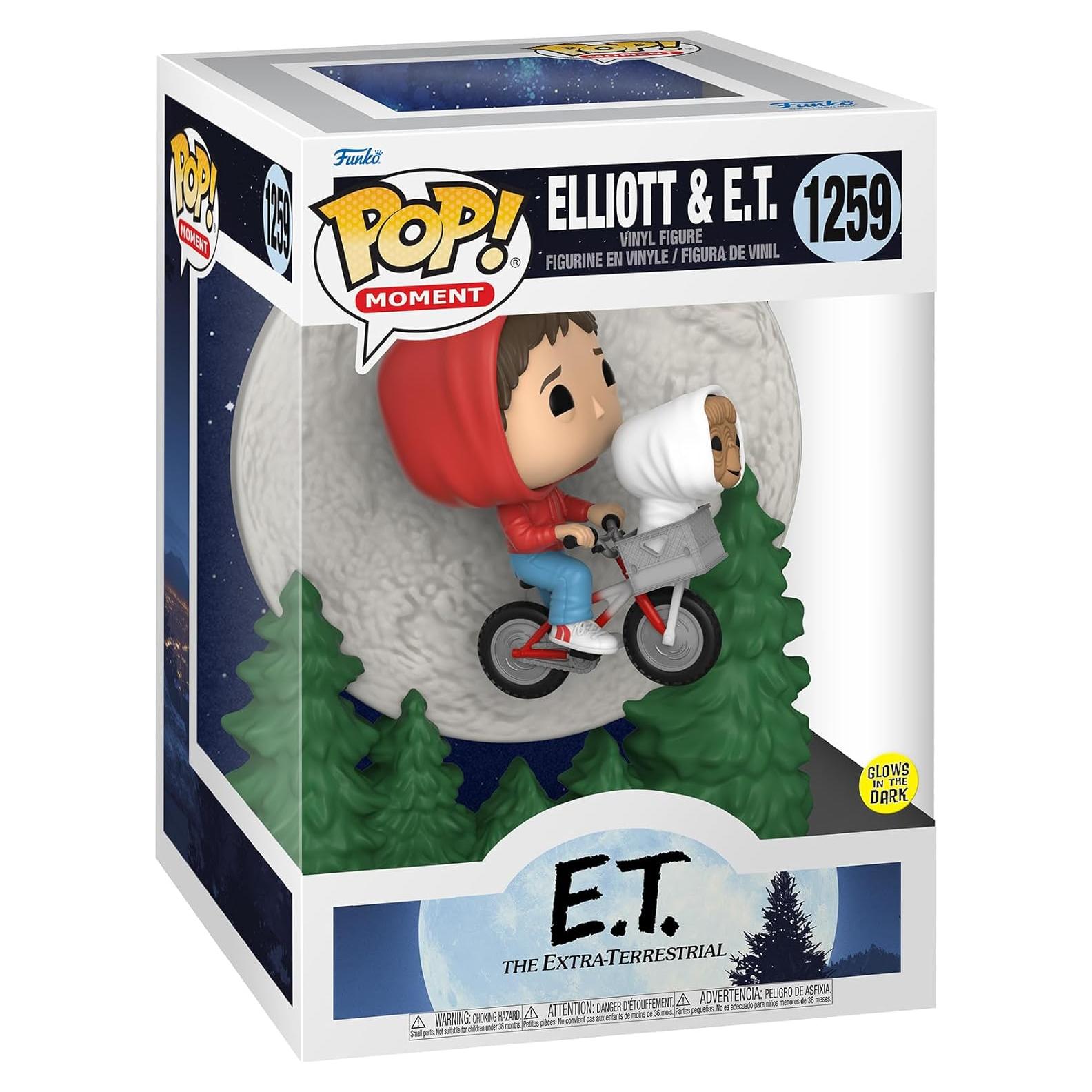 Funko Pop! Moment E.T. El Extraterrestre - Elliott y E.T. Volando