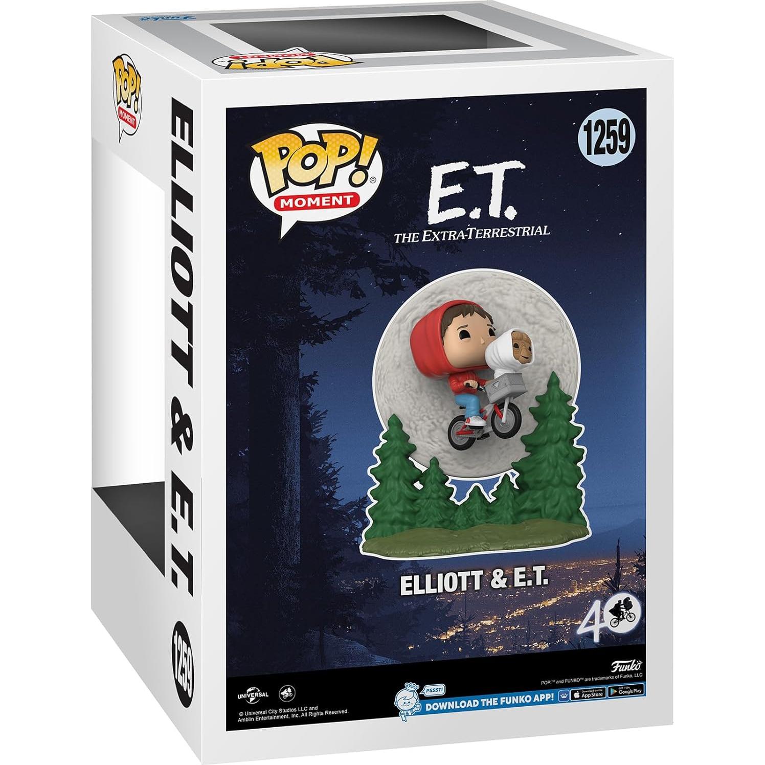 Funko Pop! Moment E.T. El Extraterrestre - Elliott y E.T. Volando