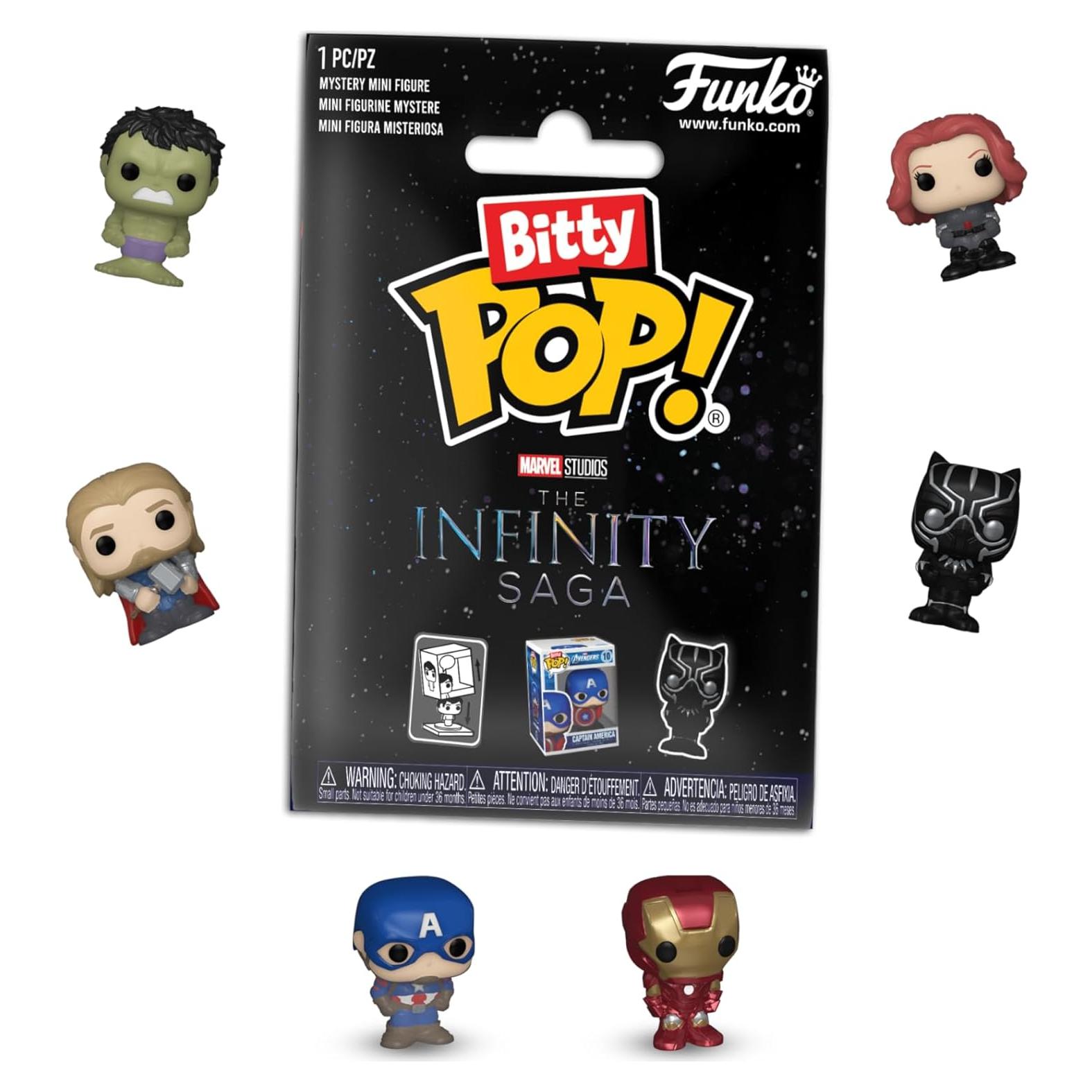 Funko Bitty Pop! Marvel La Saga del Infinito - 12 Piezas