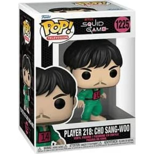 Figura Pop! Juego del Calamar Cho Sang Woo 218 con Protector