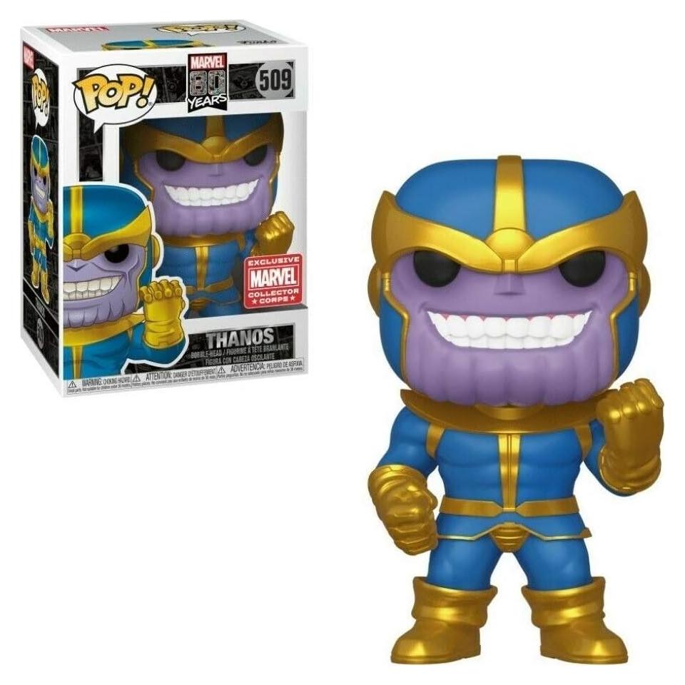 Figura de Vinilo POP! Thanos 80 Aniversario Funko 16.6 cm