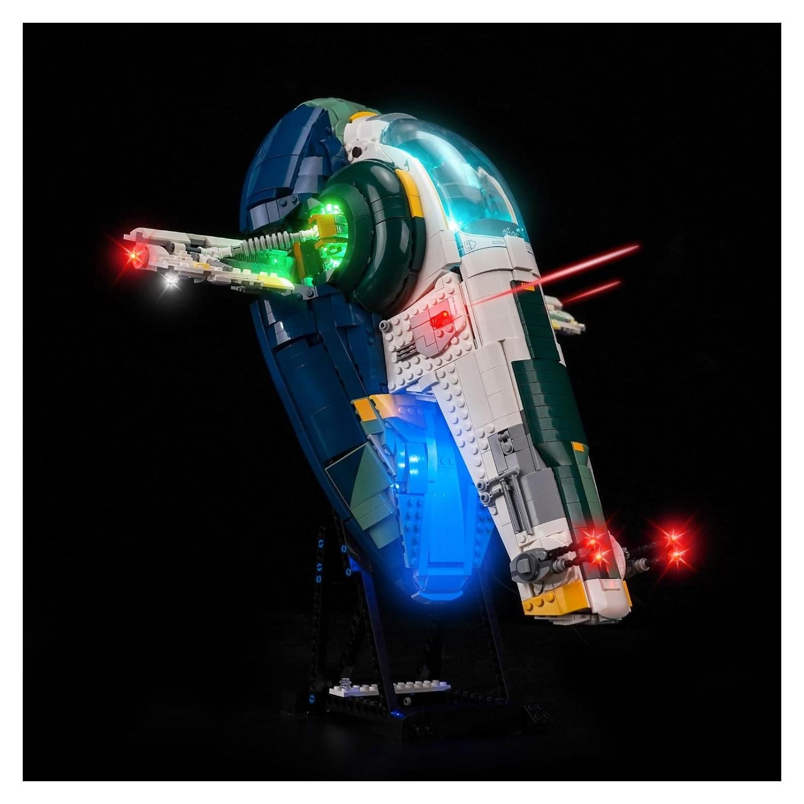 Kit de luz LED LocoLee para LEGO 75409 Firespray-Class