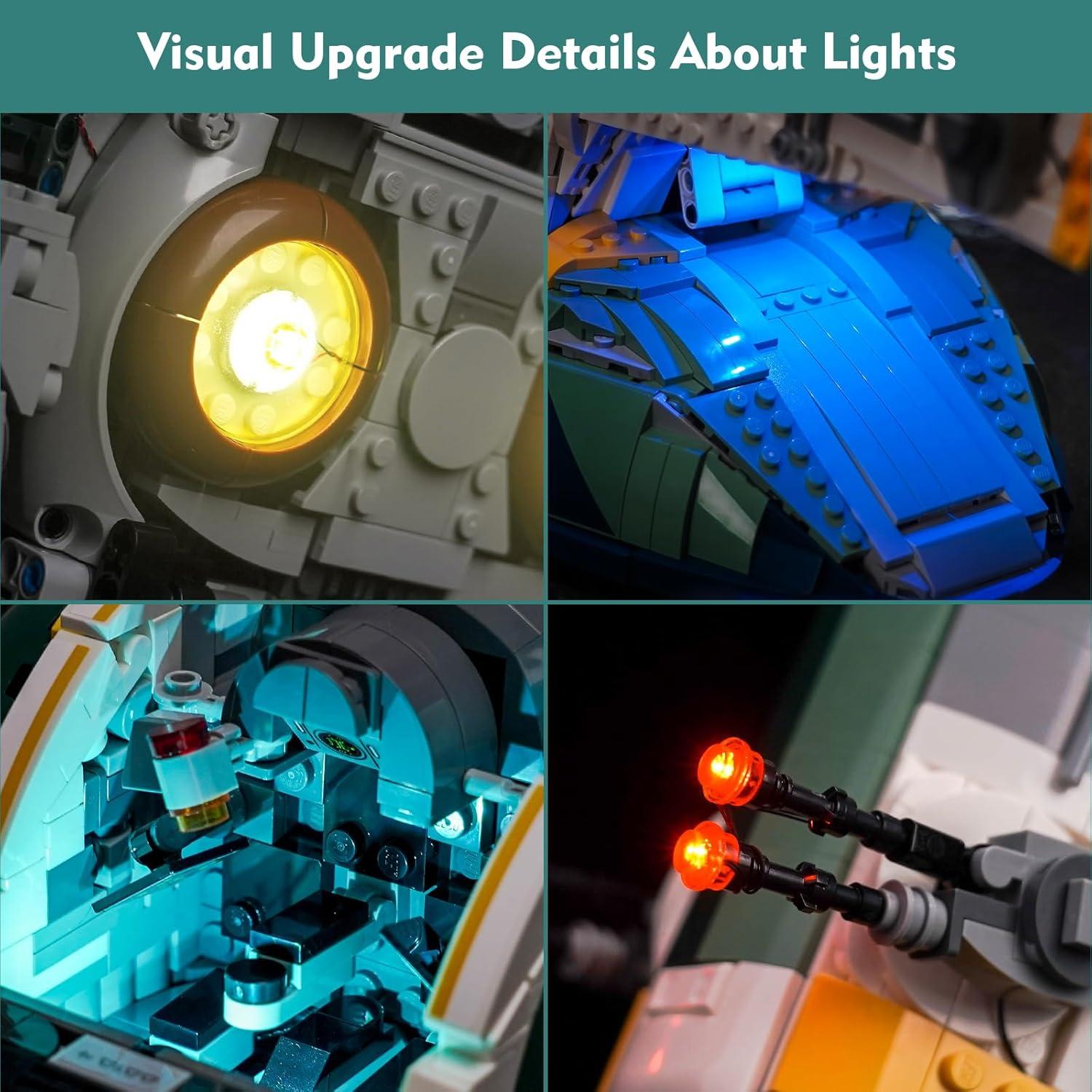 Kit de luz LED LocoLee para LEGO 75409 Firespray-Class