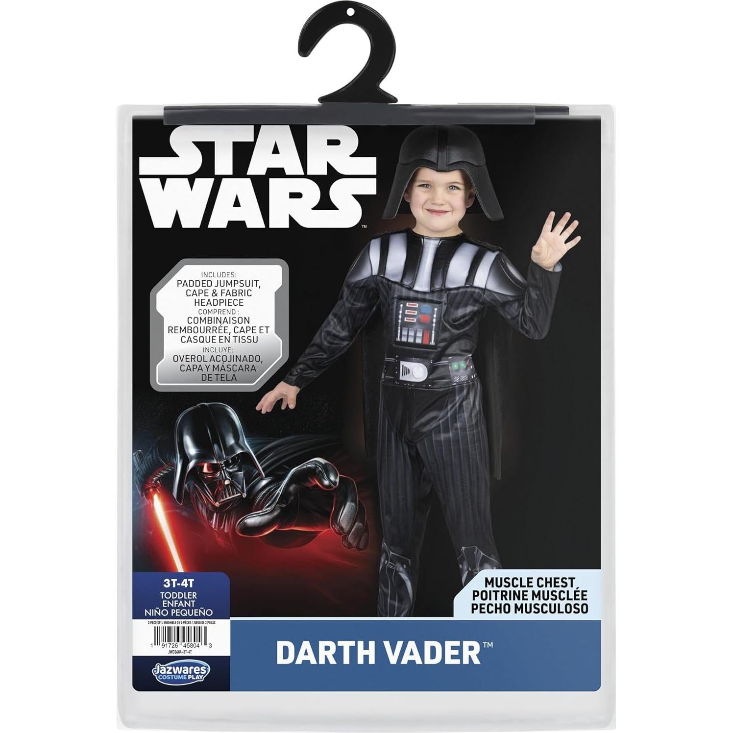 Disfraz de Darth Vader para Niños Pequeños - Jazwares