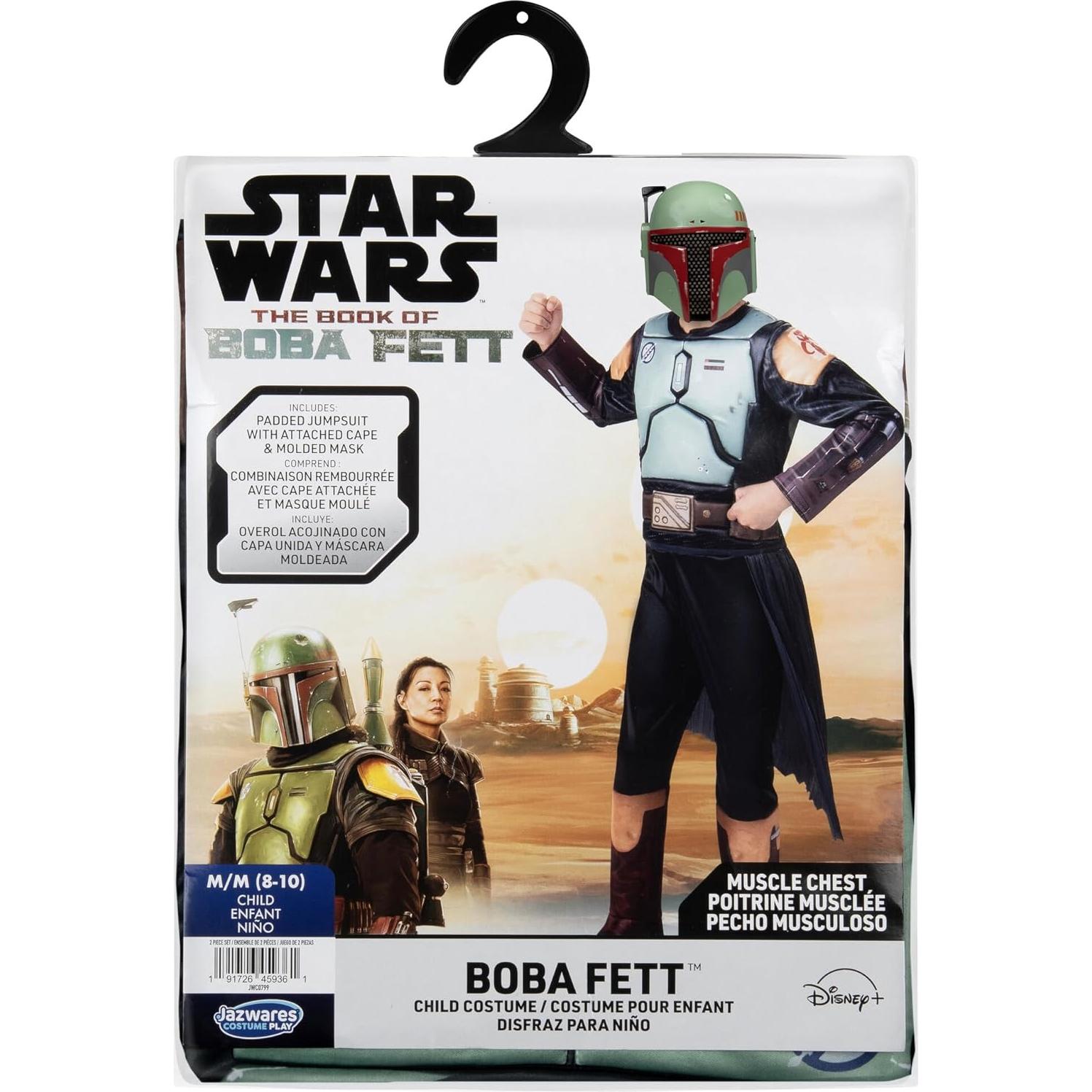 Disfraz de Halloween Boba Fett Jazwares para Niños S (5-7 años)