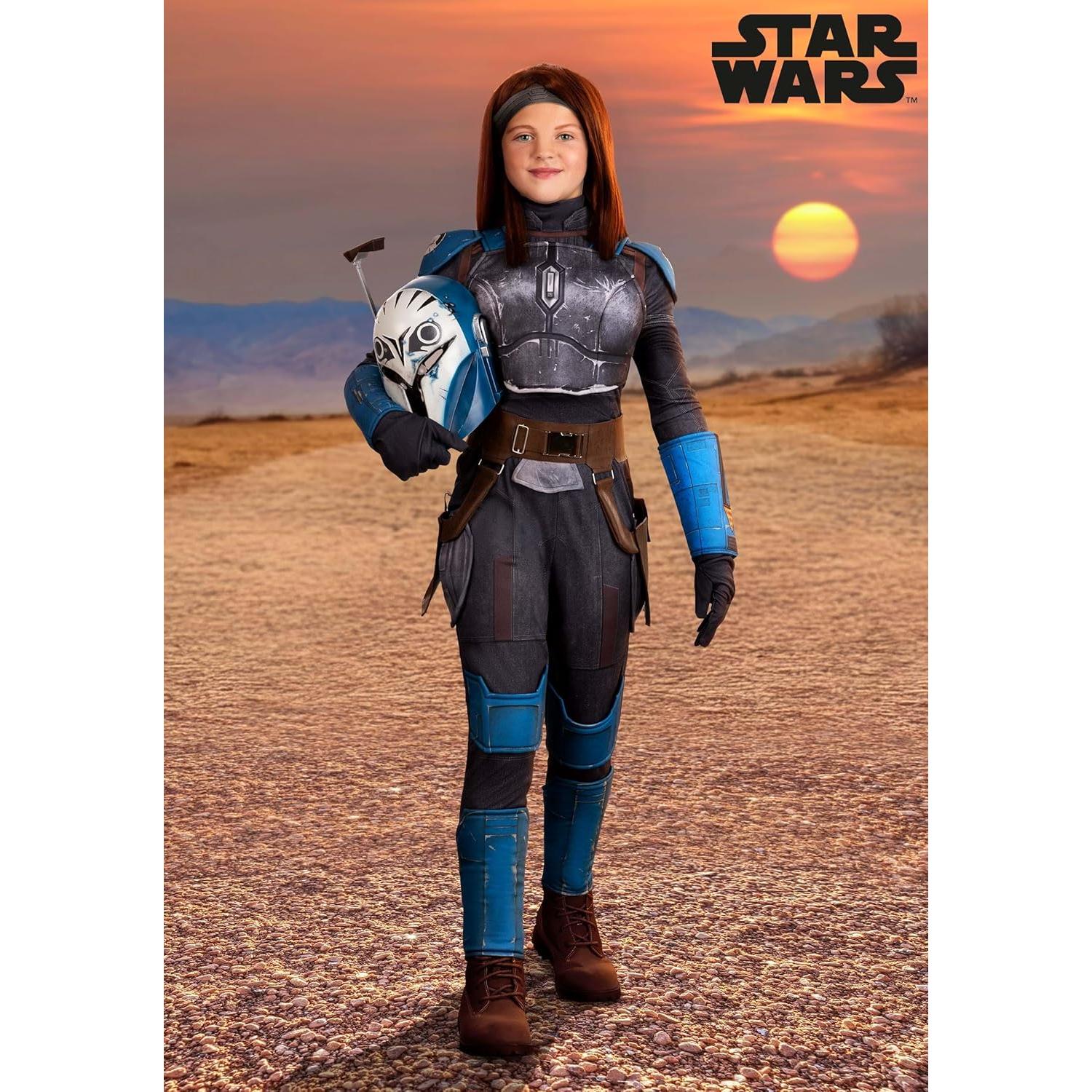 Disfraz de Bo Katan Star Wars para Niñas - Grande con Accesorios