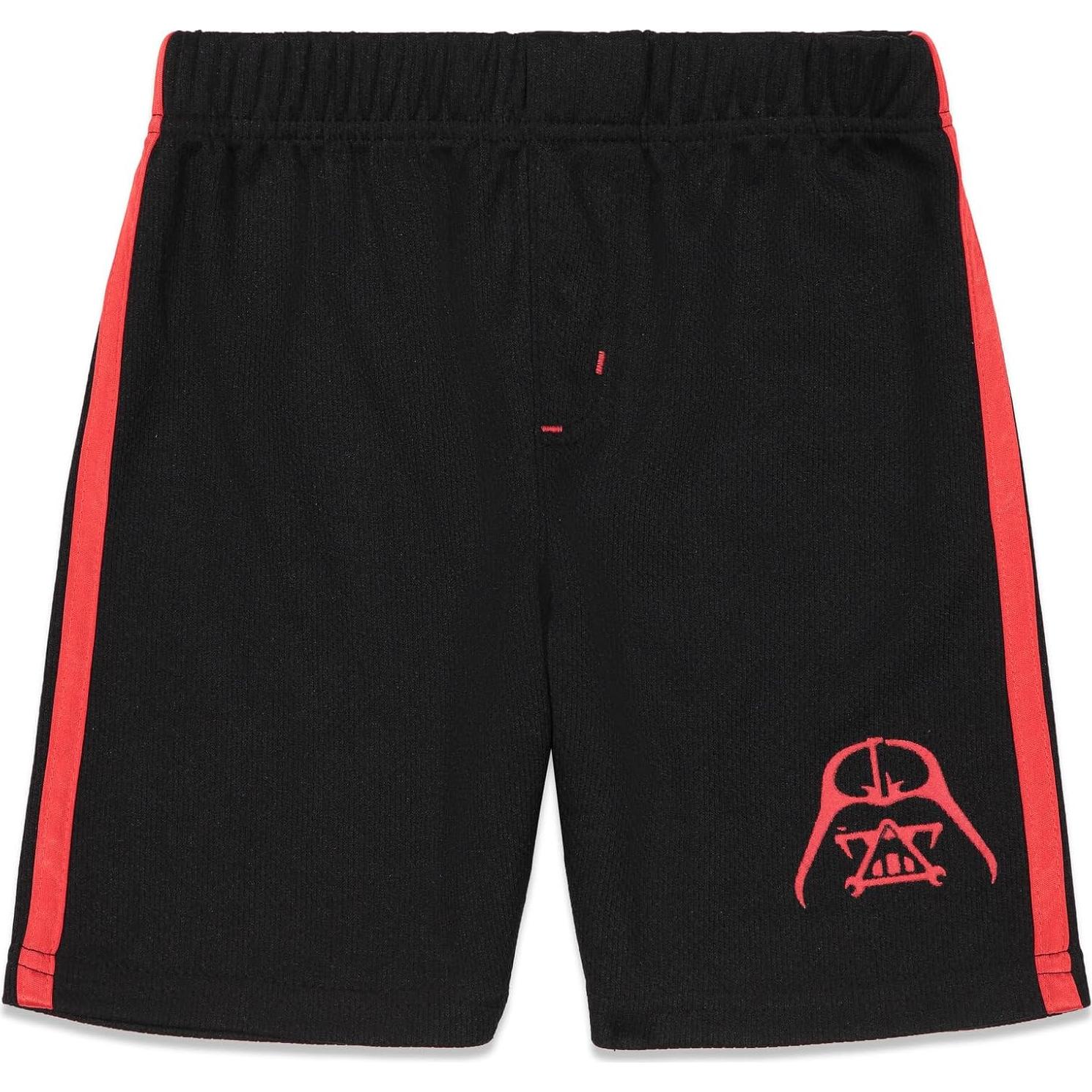 Conjunto 3 Piezas Darth Vader para Niños - Camiseta, Pantalones Cortos y Capa