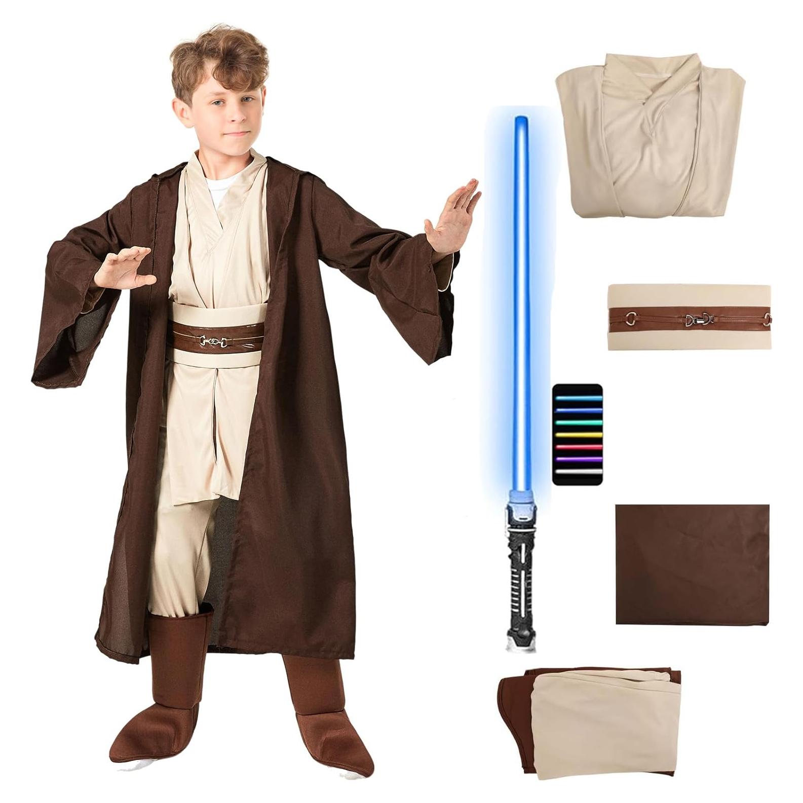 Disfraz de Caballero para Niños 5 Piezas con Capa y Sable