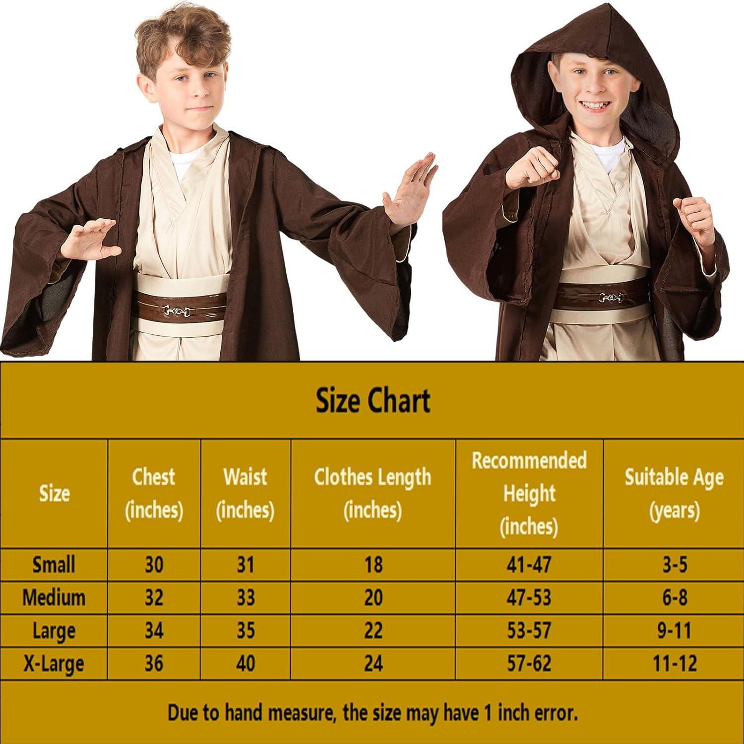 Disfraz de Caballero para Niños 5 Piezas con Capa y Sable