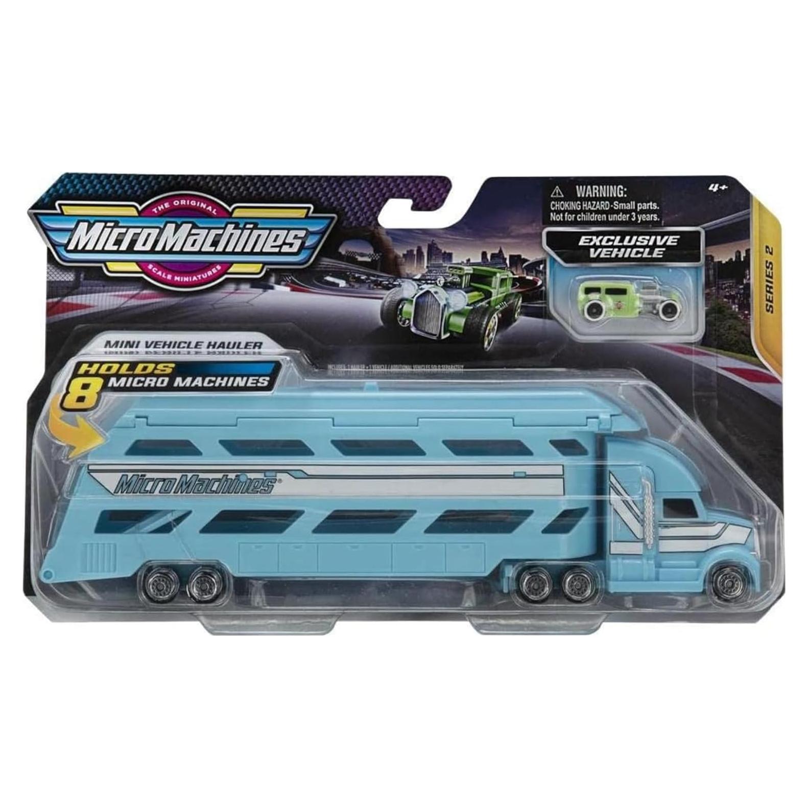 Transportador Mini de Vehículos Micro Machines Hasbro - Azul