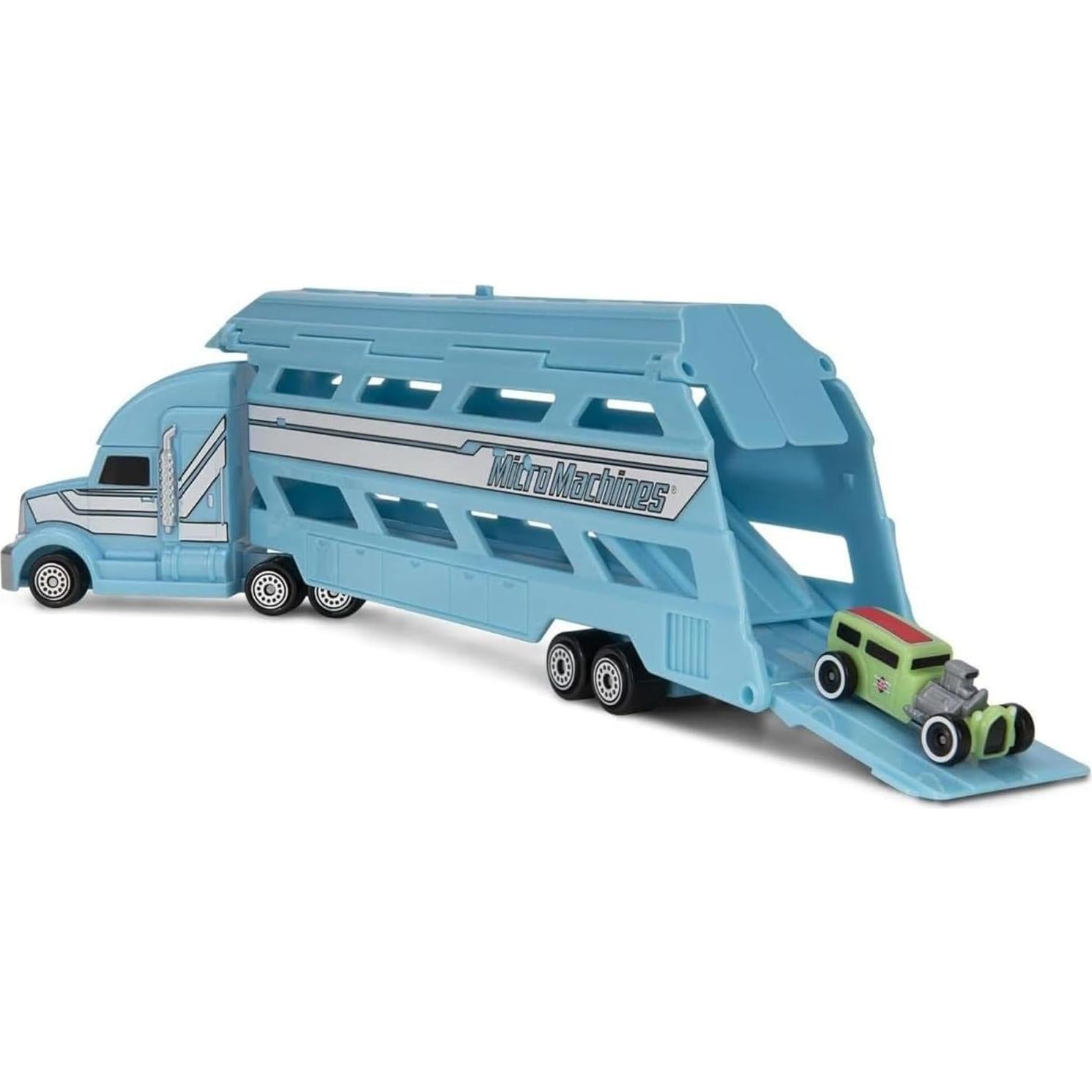 Transportador Mini de Vehículos Micro Machines Hasbro - Azul
