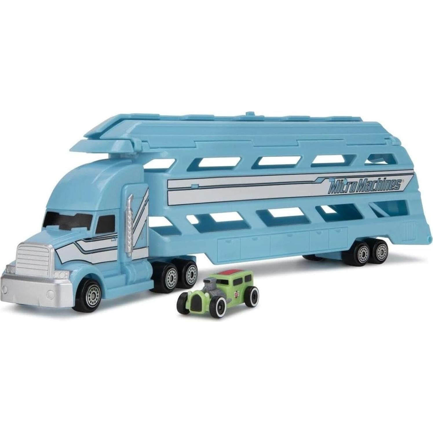 Transportador Mini de Vehículos Micro Machines Hasbro - Azul