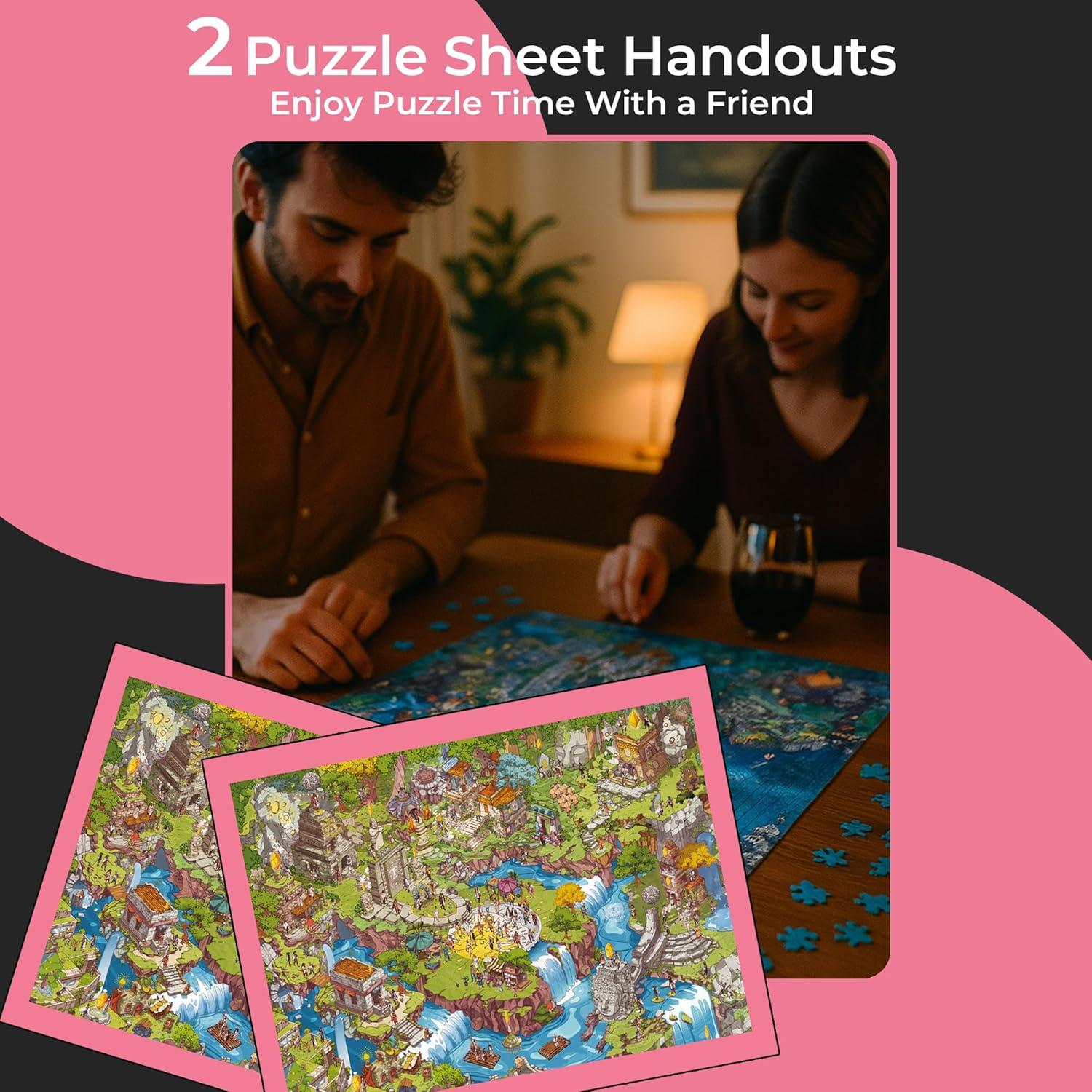 Rompecabezas Time Warp Sala de da Vinci 1000 Piezas 67.31x48.90 cm