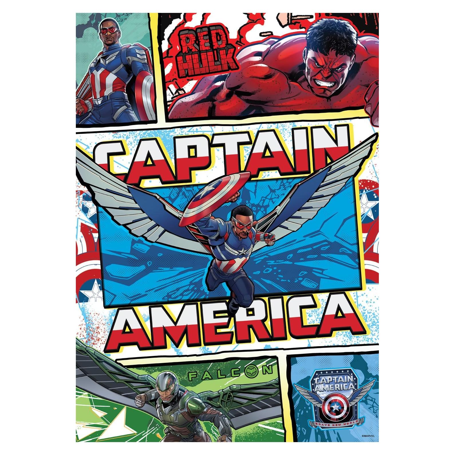 Rompecabezas 500 Piezas Buffalo Games Marvel Capitán América 54x38cm