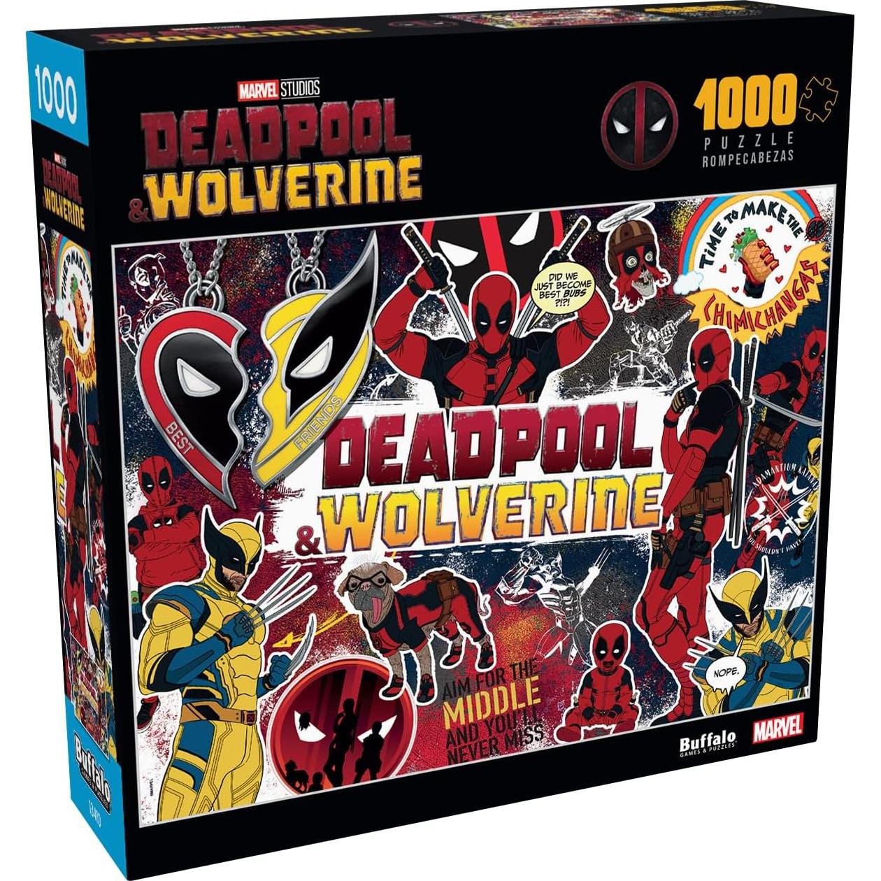 Rompecabezas 1000 Piezas Buffalo Games Deadpool y Wolverine