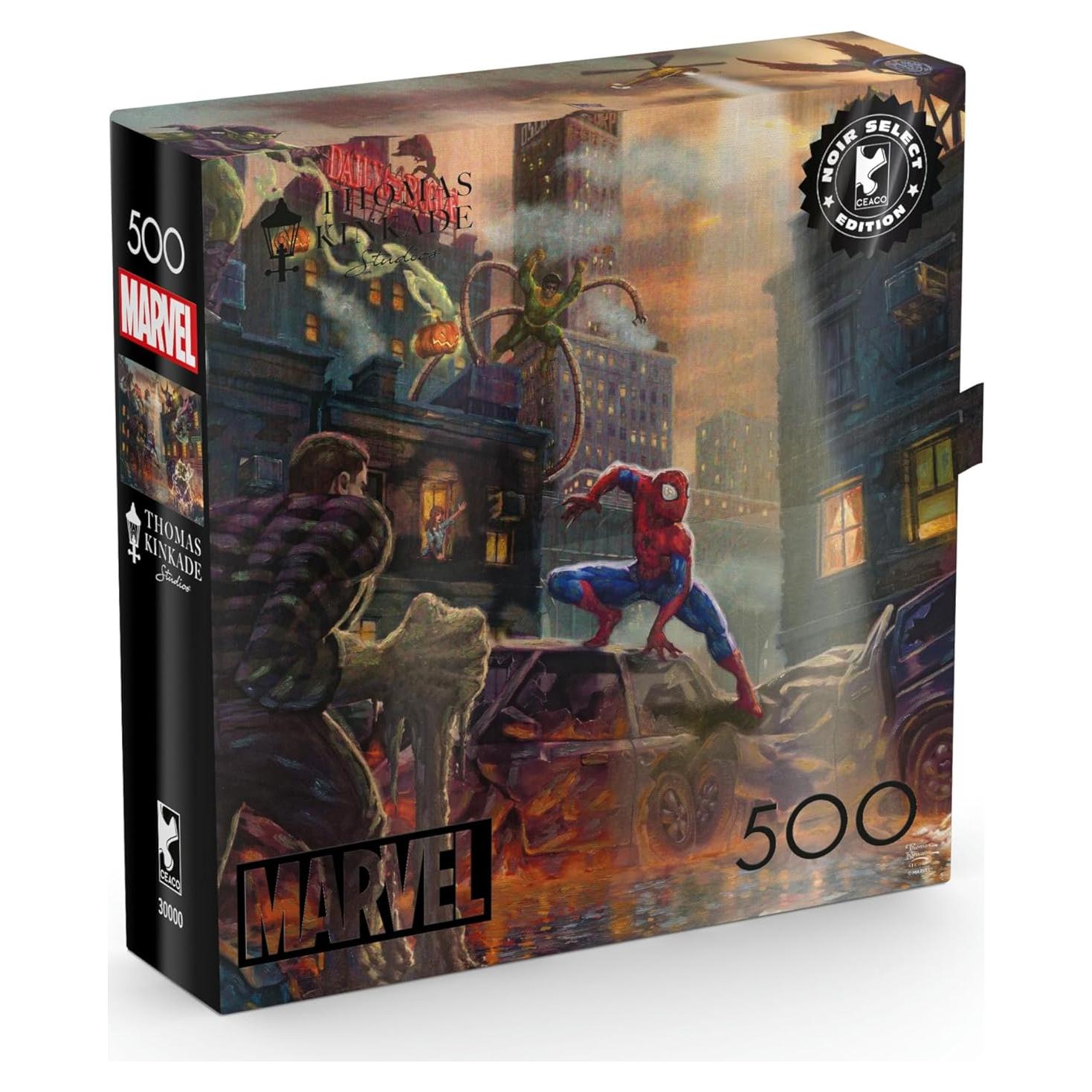 Rompecabezas 500 Piezas Marvel Spider-Man vs Sinister Six 54x38cm