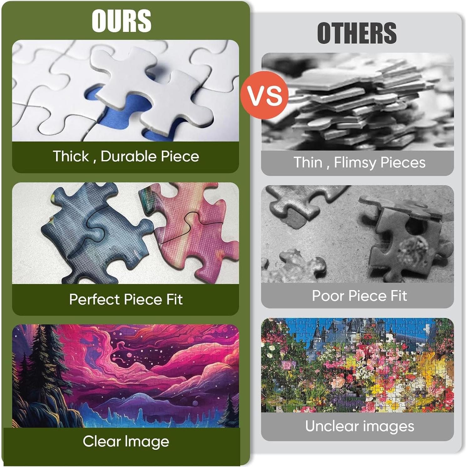 Rompecabezas de 1000 Piezas Trippy Puzzle Co. Lienzo Cósmico