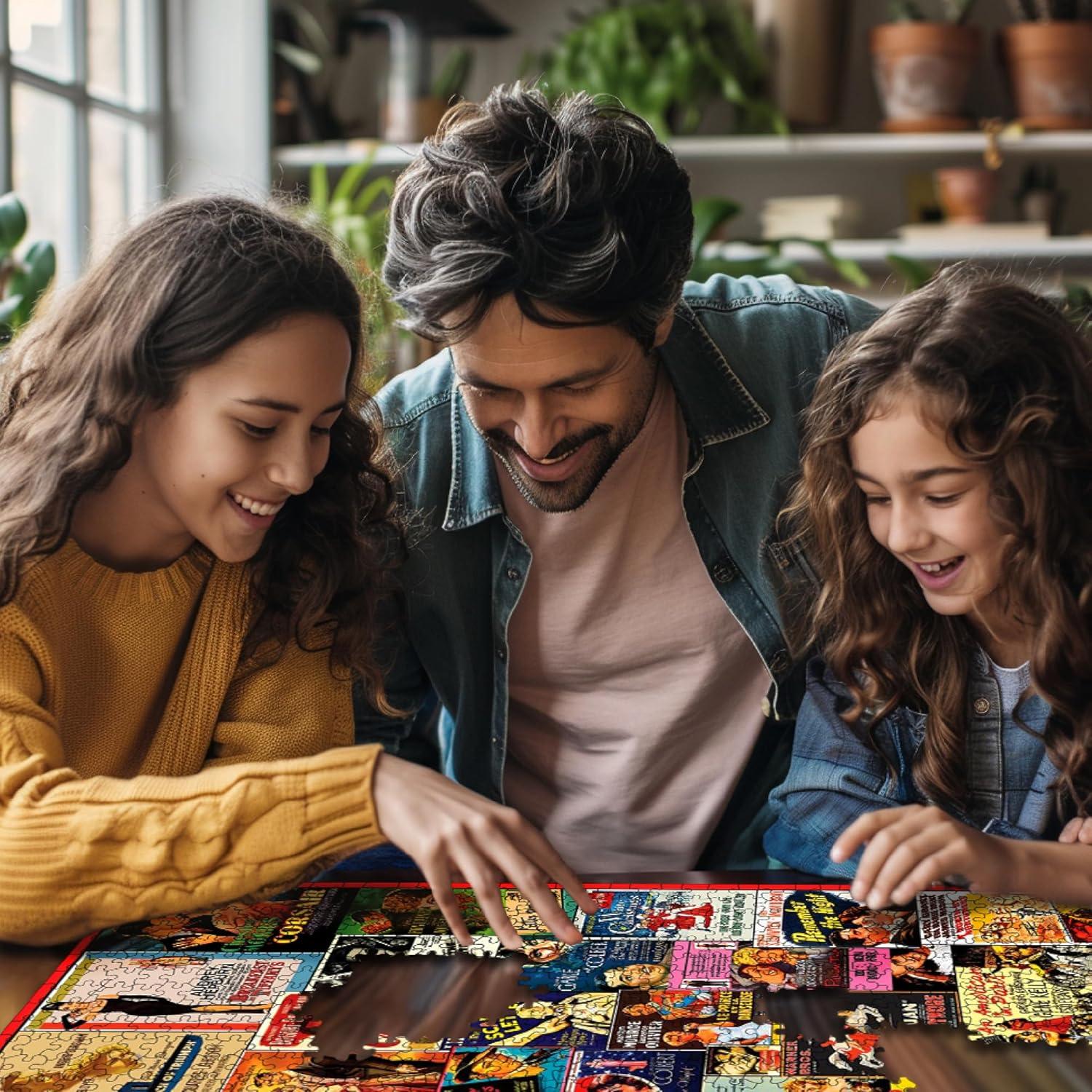 Rompecabezas 1000 Piezas White Mountain Pósters Películas Clásicas