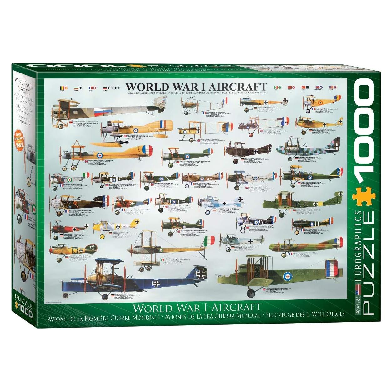 Rompecabezas EuroGraphics Aeronaves Primera Guerra Mundial 1000 Piezas