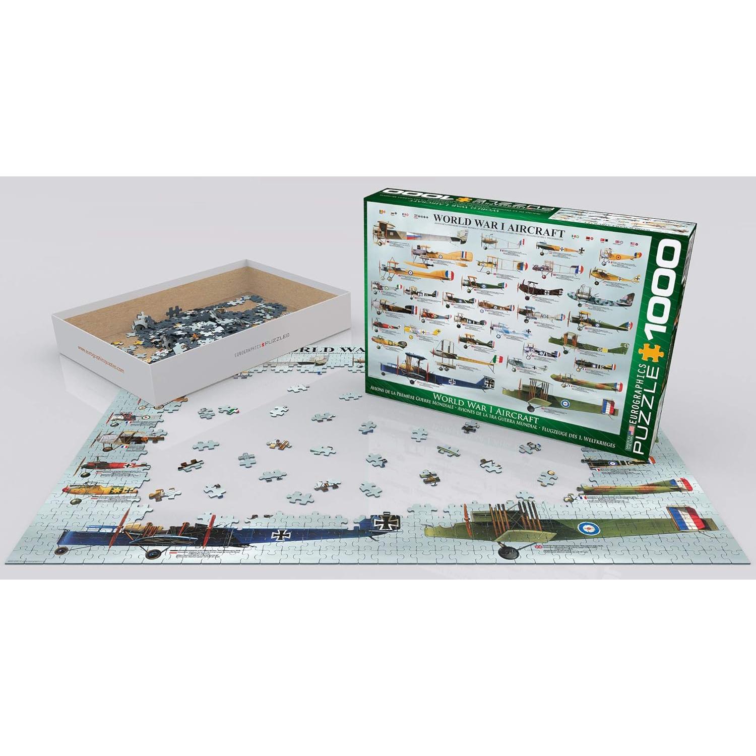Rompecabezas EuroGraphics Aeronaves Primera Guerra Mundial 1000 Piezas