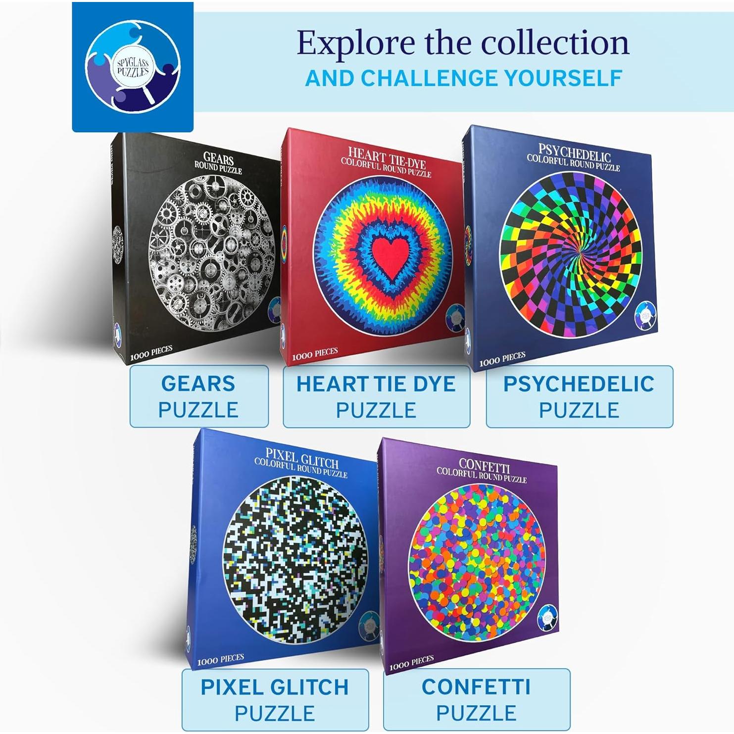 Rompecabezas Redondo 1000 Piezas Spyglass Puzzles Engranajes