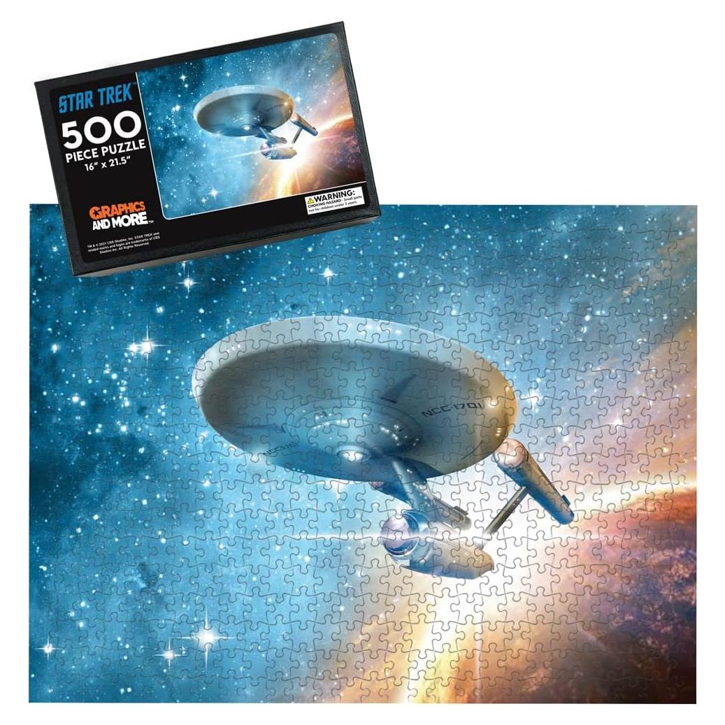 Rompecabezas 500 Piezas Star Trek Frontera Final 53.3x54.6cm