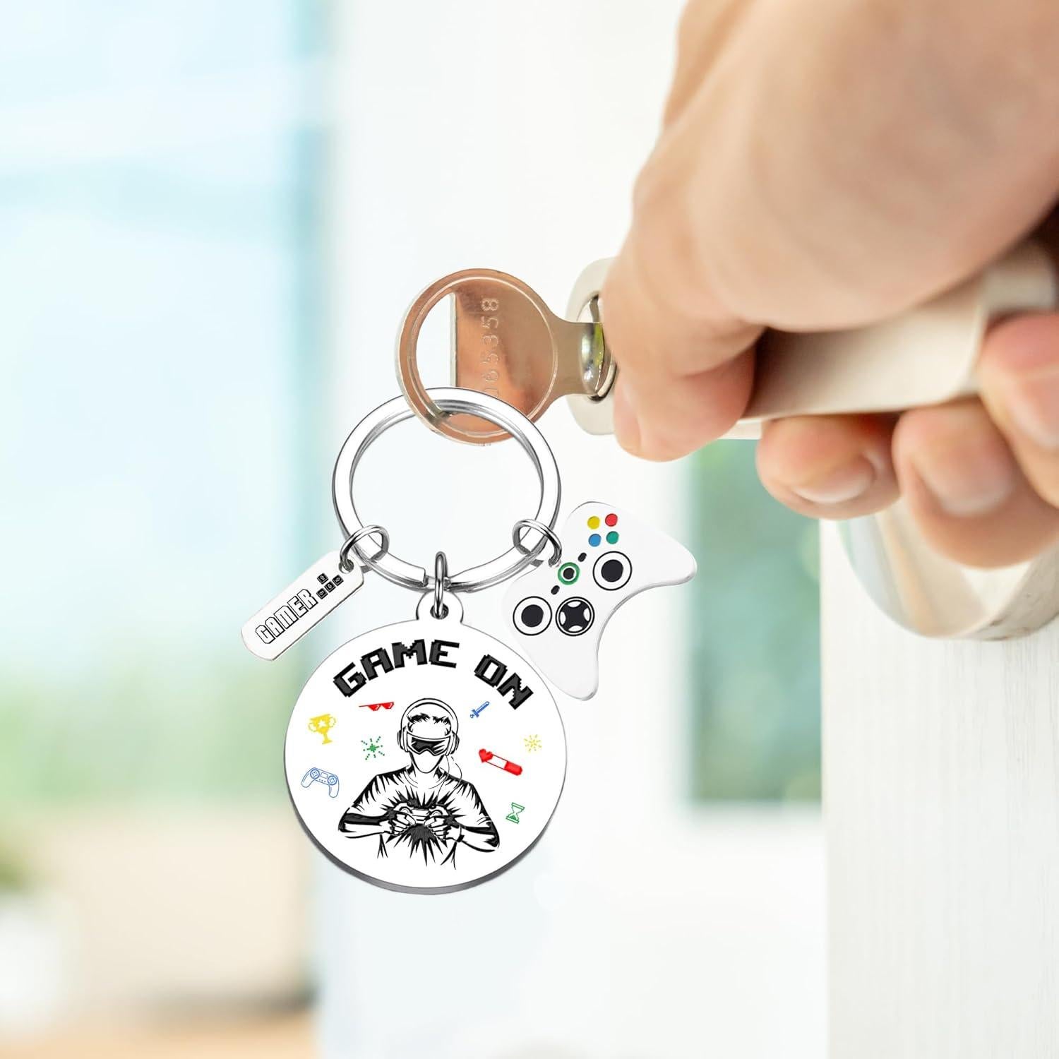 Llavero de Controlador de Videojuegos Metalico Liuhongfa