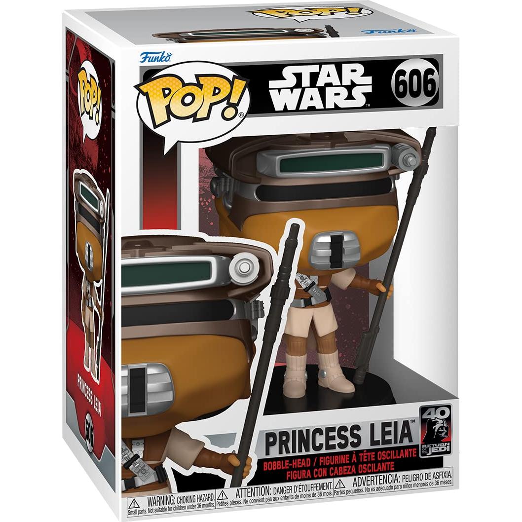 Figura Funko Pop Star Wars Princesa Leia Boushh 10.9cm