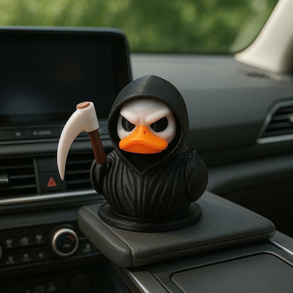Pato Segador de Almas - Figura Gótica Impresa en 3D para Halloween