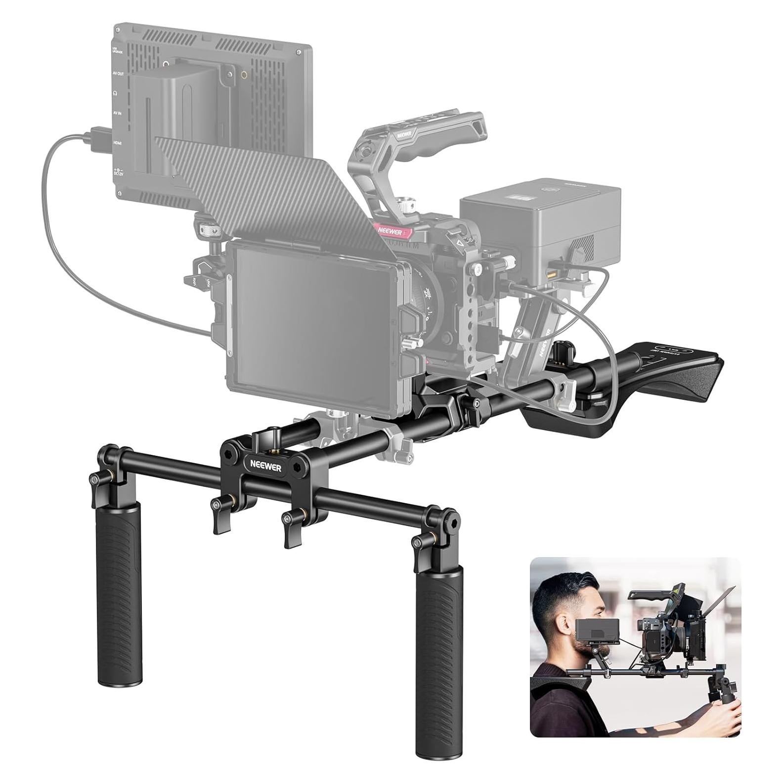 Soporte de Hombro NEEWER SR007 con Varillas de 15mm