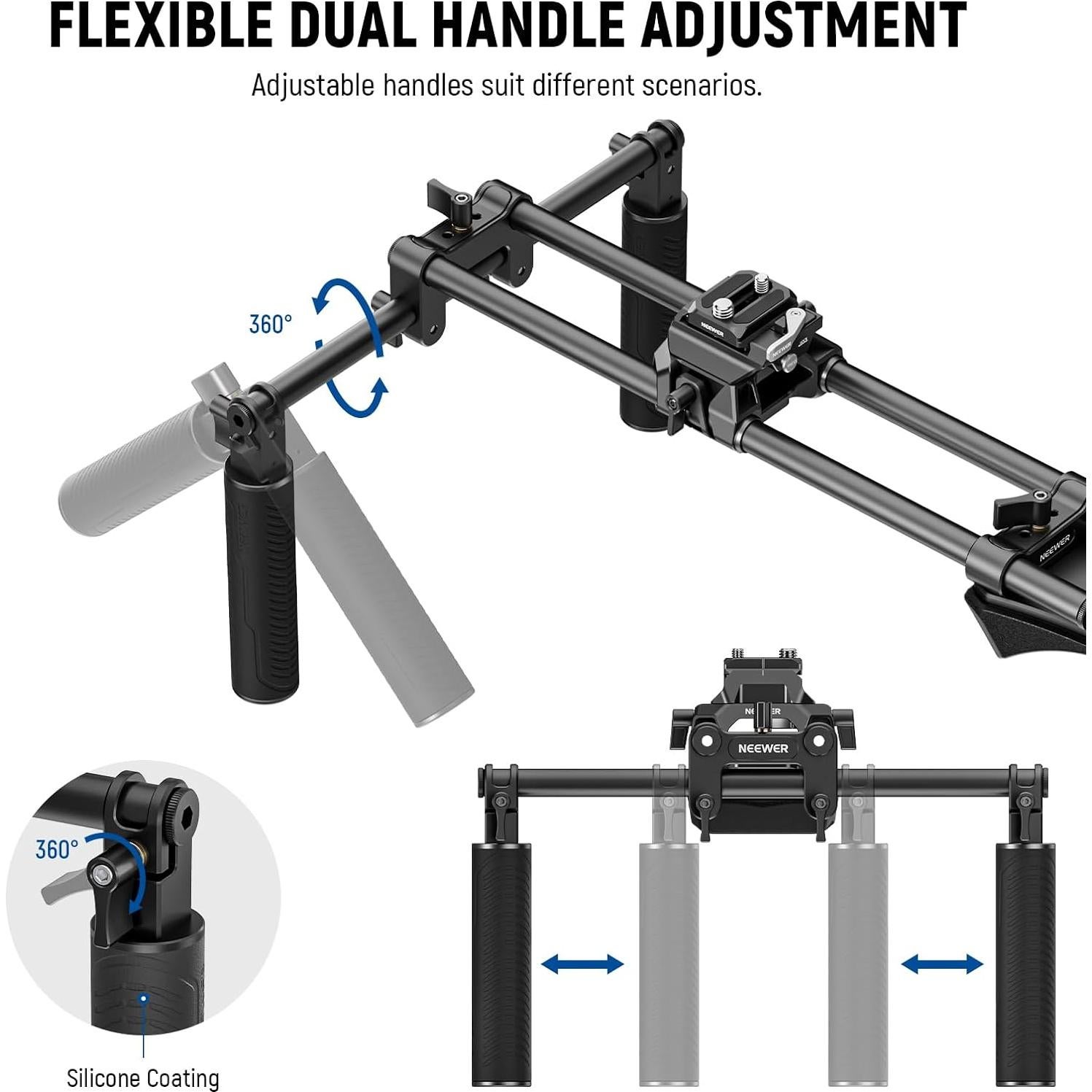 Soporte de Hombro NEEWER SR007 con Varillas de 15mm