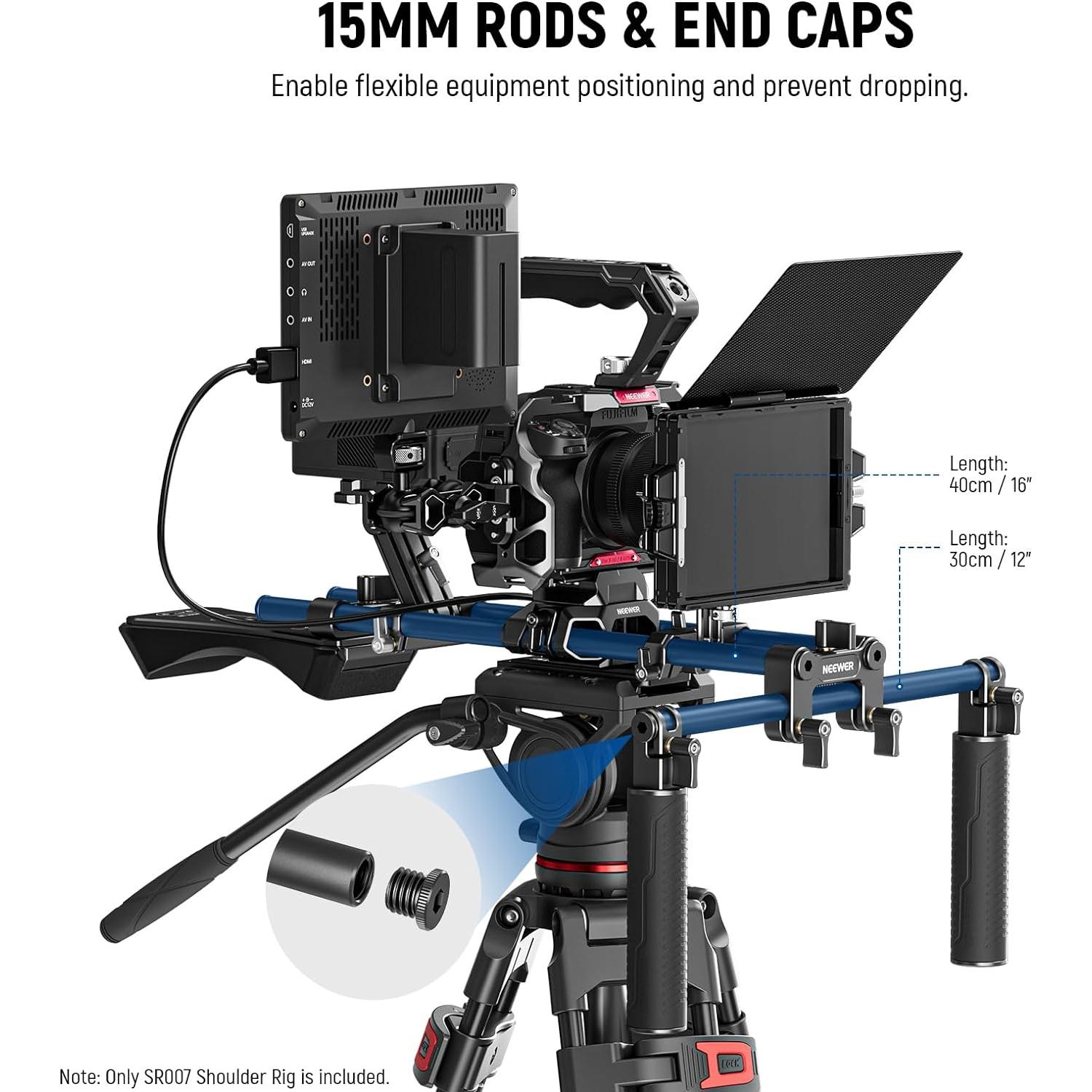 Soporte de Hombro NEEWER SR007 con Varillas de 15mm