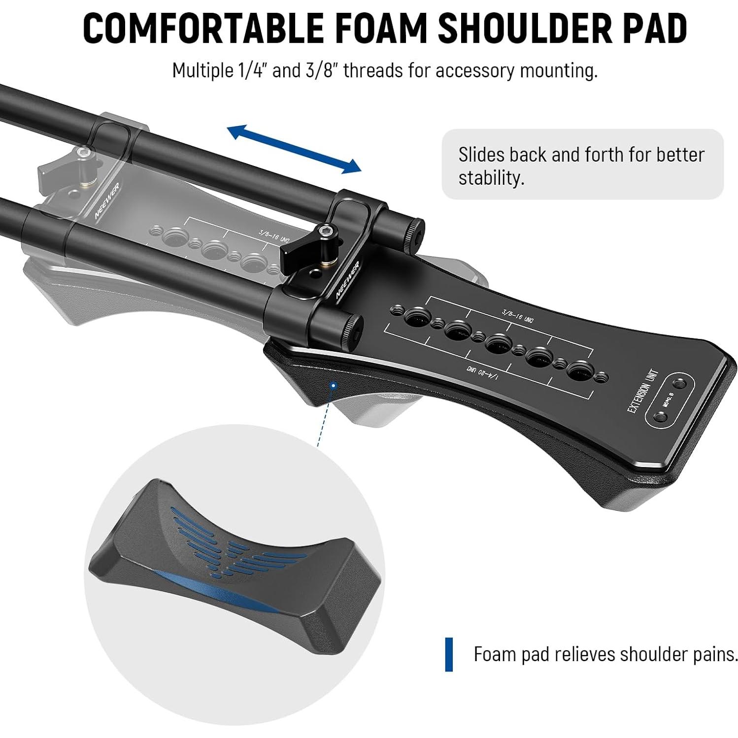 Soporte de Hombro NEEWER SR007 con Varillas de 15mm