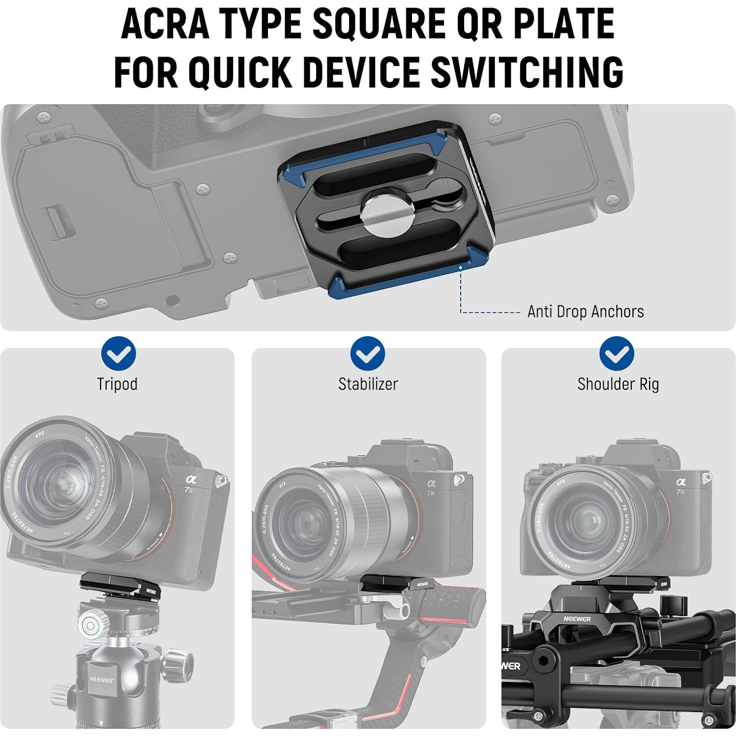 Soporte de Hombro NEEWER SR007 con Varillas de 15mm