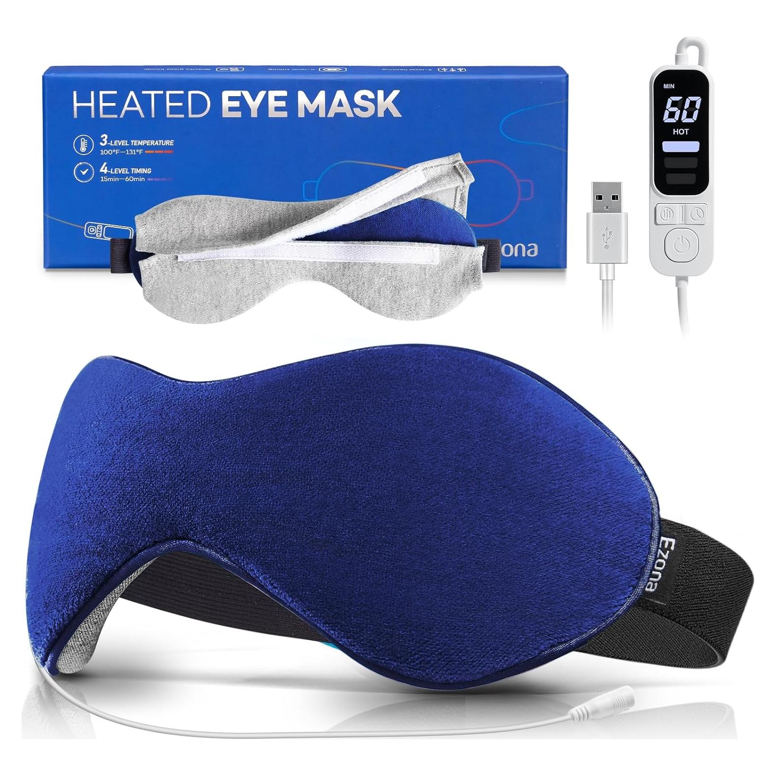 Máscara de Ojos Calentada Ezona USB con Control de Temperatura