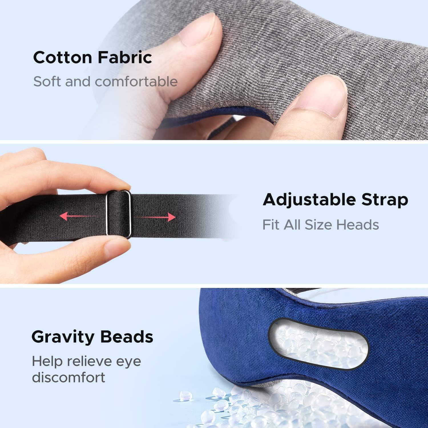 Máscara de Ojos Calentada Ezona USB con Control de Temperatura