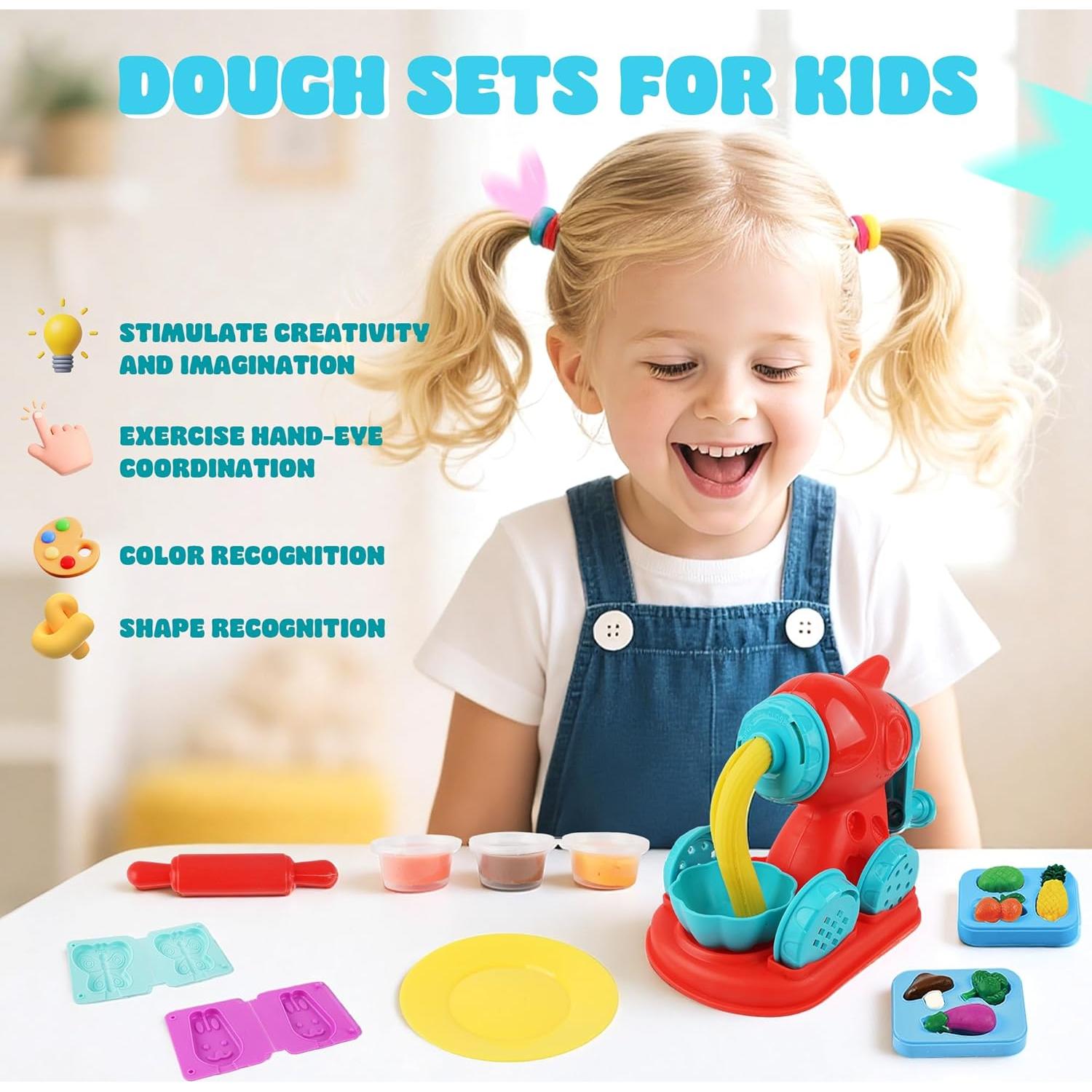 Juegos de Plastilina SANCO 24 Colores para Niños 3-8 Años